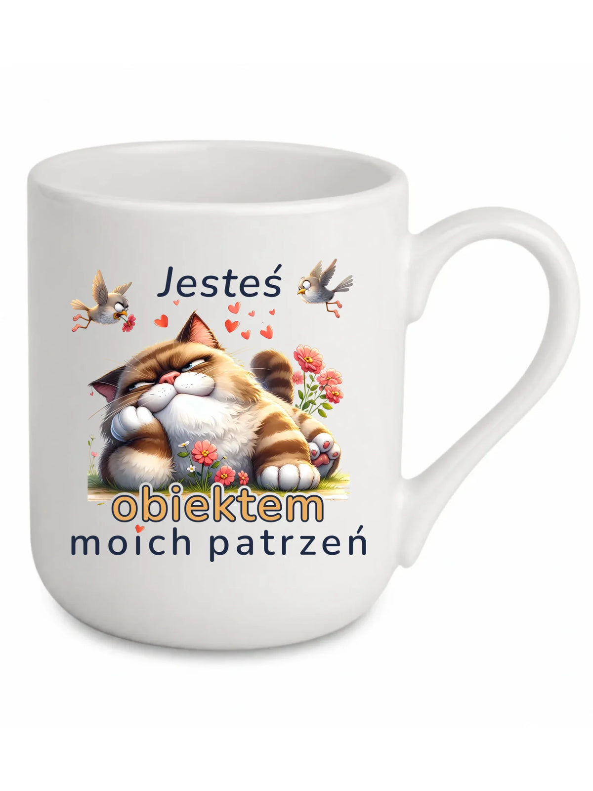 Kubek elegant dla par - Jesteś obiektem moich patrzeń W68