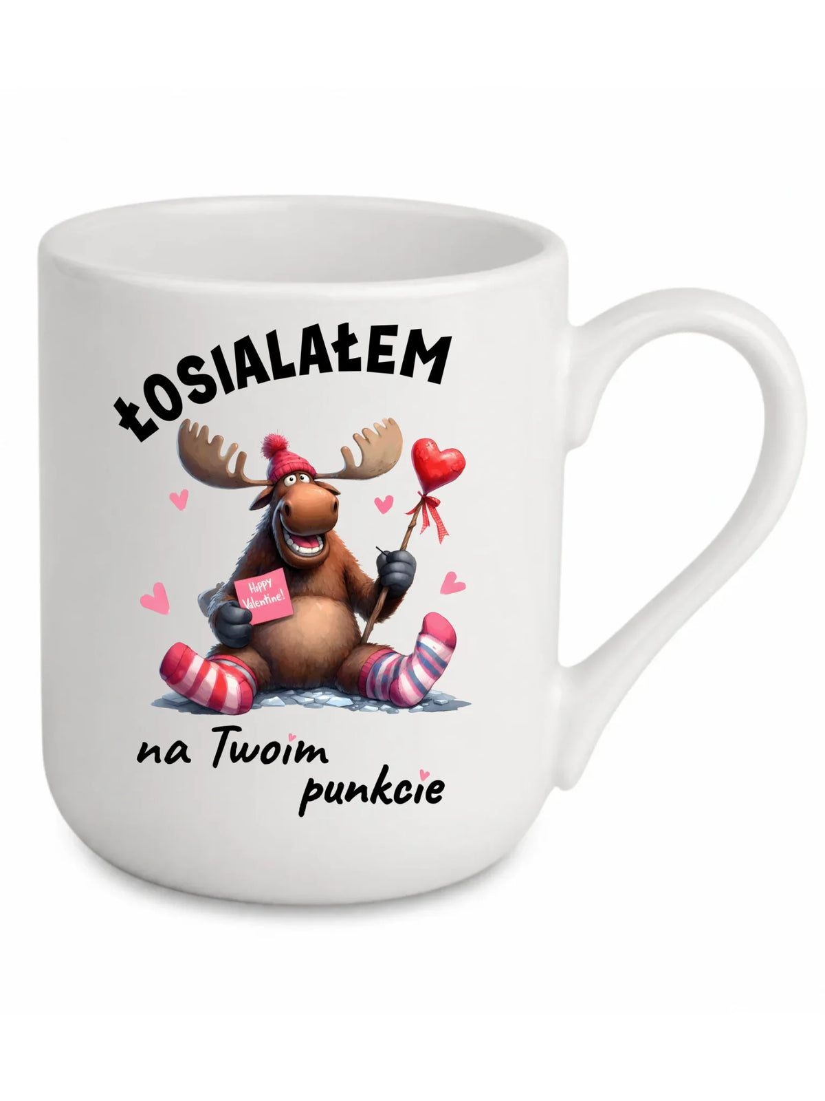 Kubek elegant dla par - Łosialałem na Twoim punkcie W66