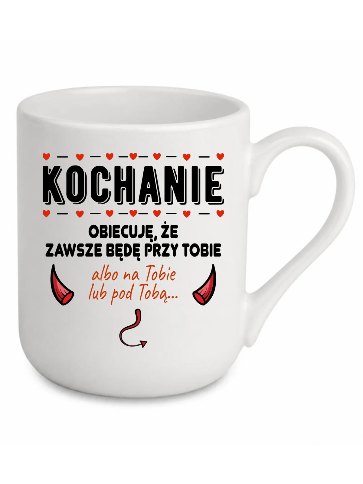 Kubek elegant dla par - Obiecuję, że zawsze będę przy Tobie W50