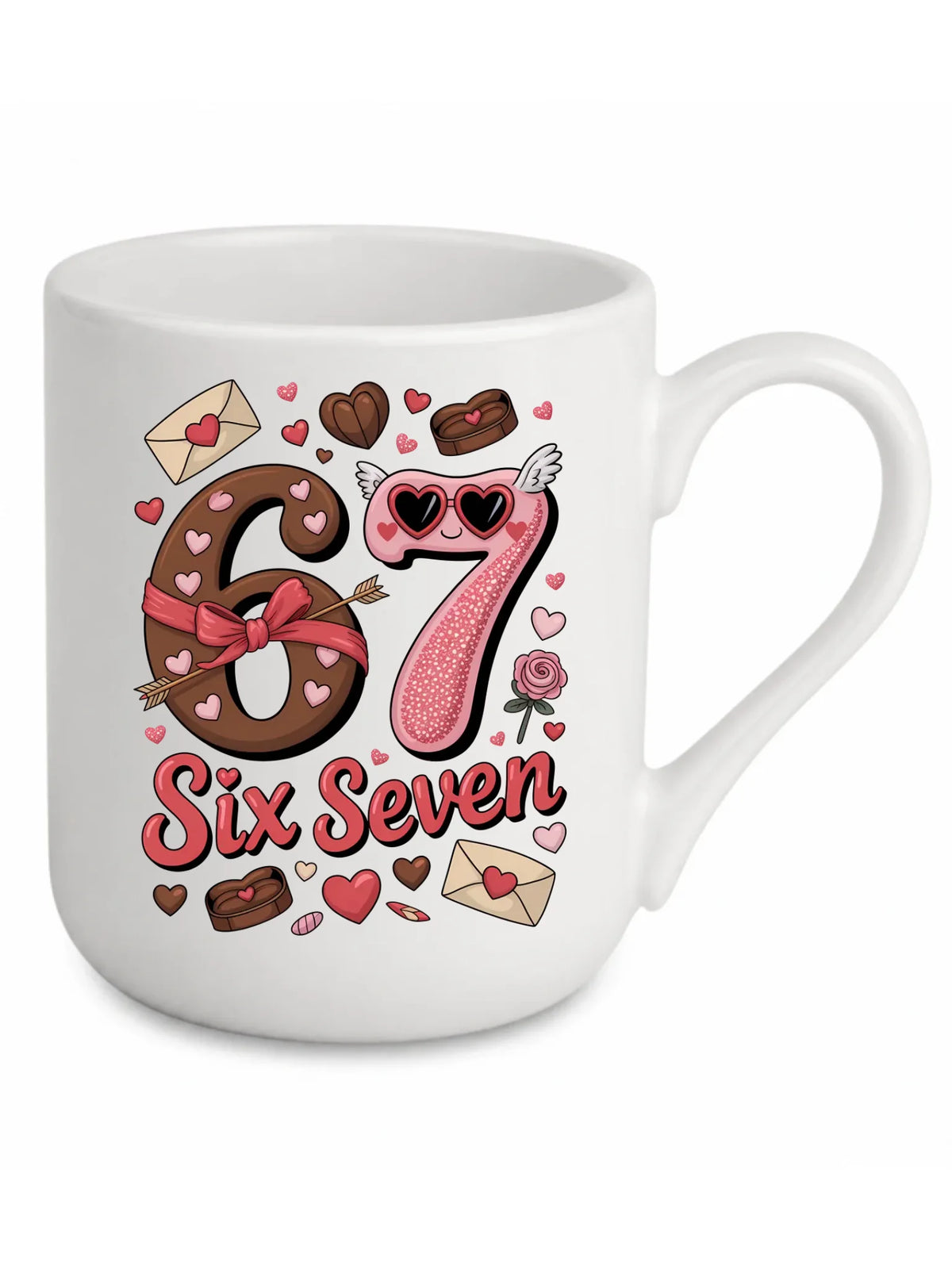 Kubek elegant - Miłość Six Seven 67 W72