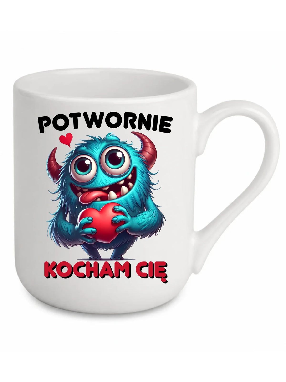 Kubek elegant dla par - Potwornie Kocham Cię W45
