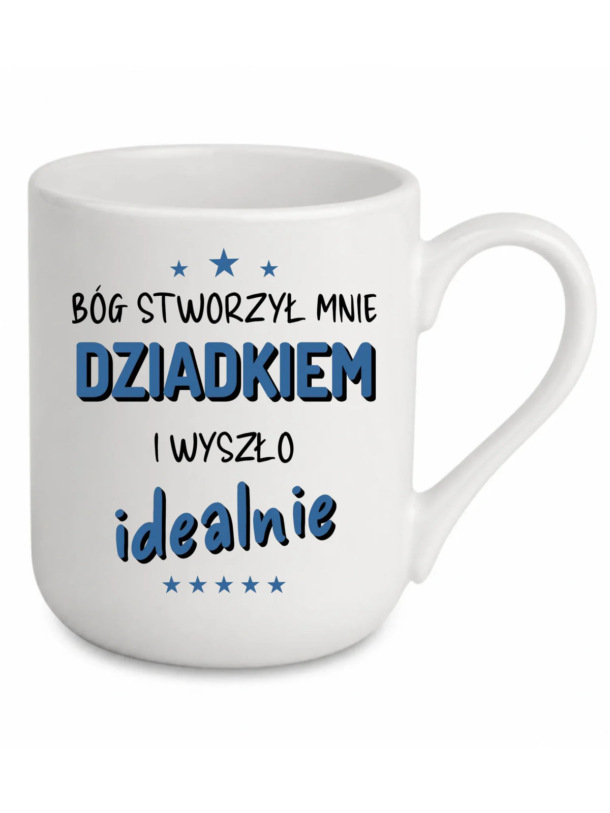Kubek elegant dla dziadka - Bóg stworzył mnie dziadkiem i wyszło idealnie D08