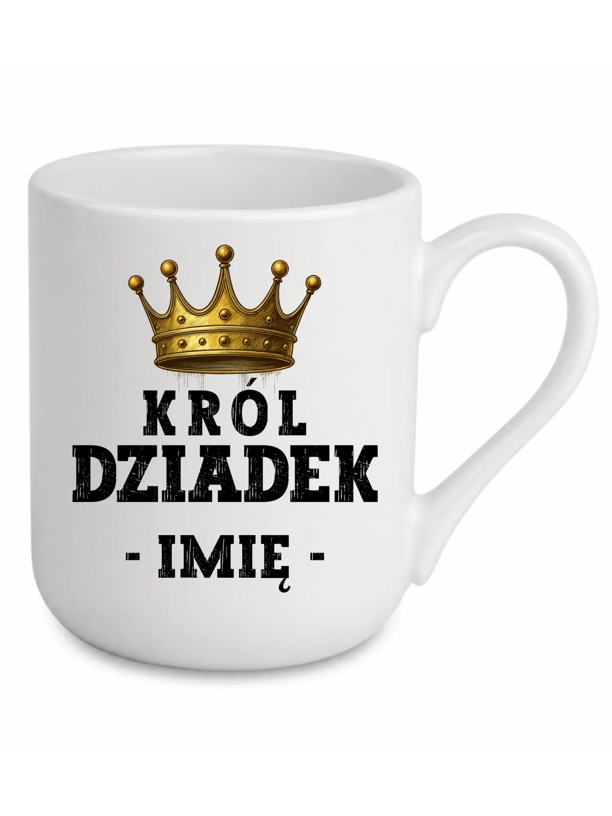Kubek elegant dla dziadka - Król Dziadek - personalizowany D17