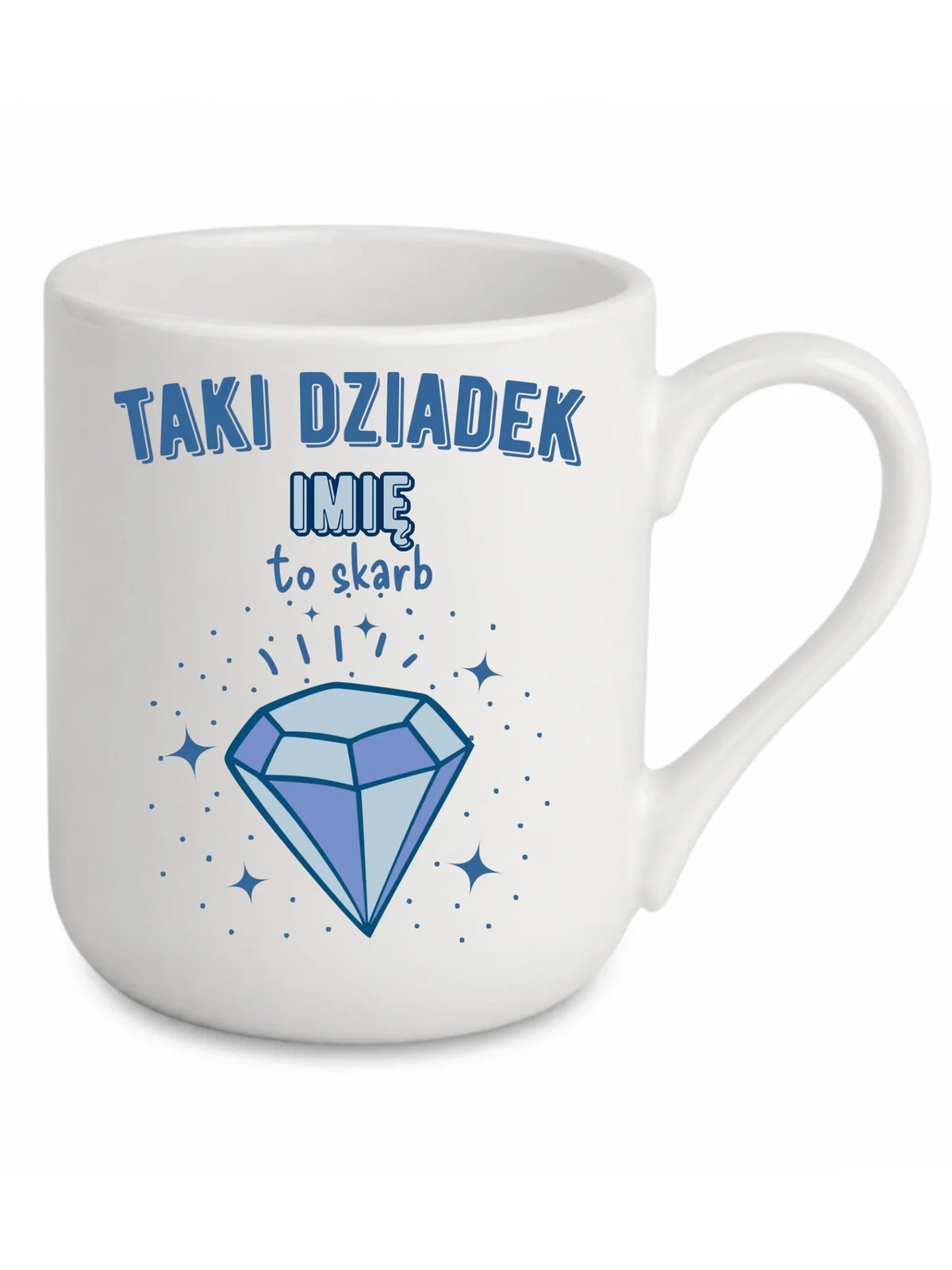 Kubek elegant dla dziadka - Taki Dziadek to skarb - personalizowany D06