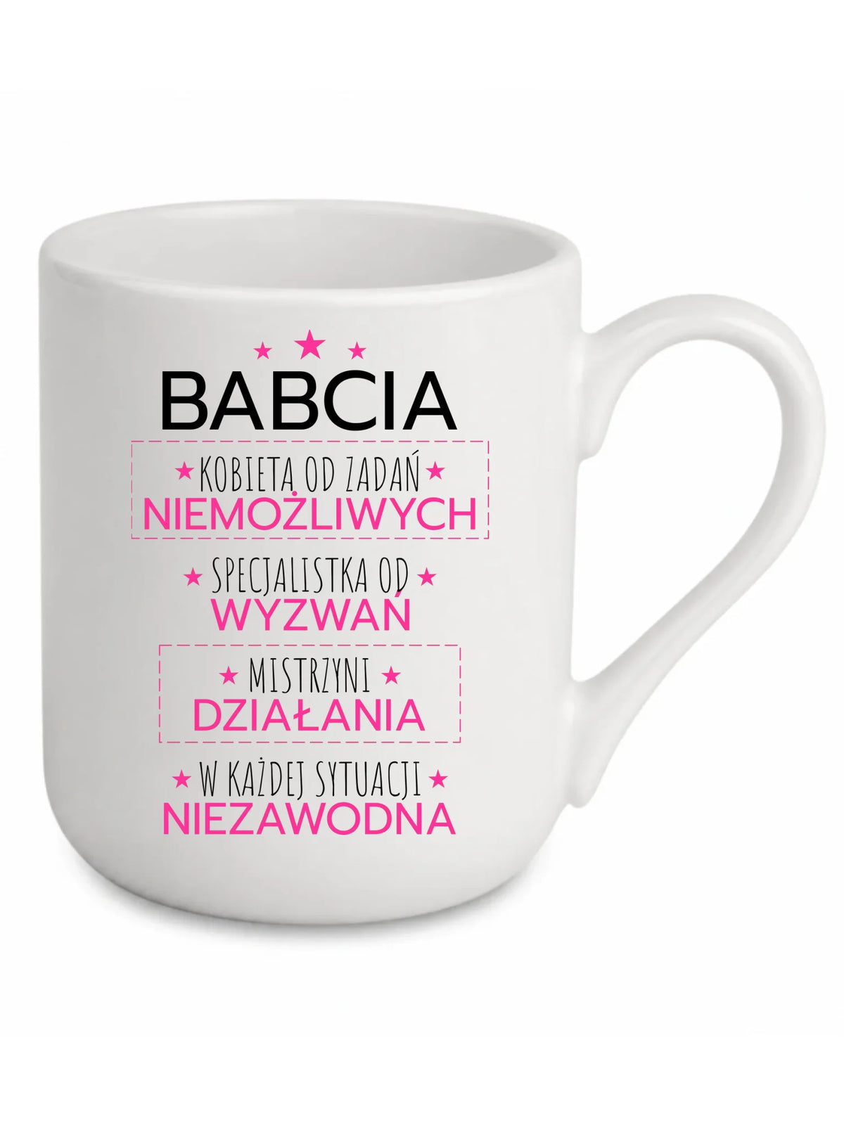 Kubek elegant dla babci - Babcia kobieta od zadań niemożliwych B30