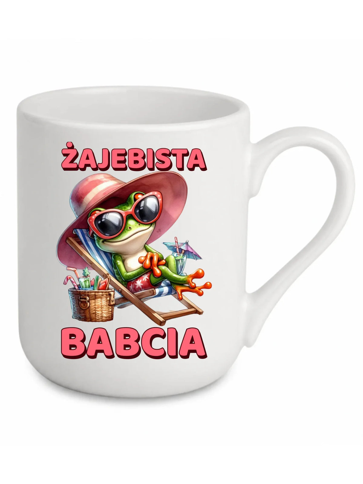Kubek elegant dla babci - Żajebista Babcia Żaba B27