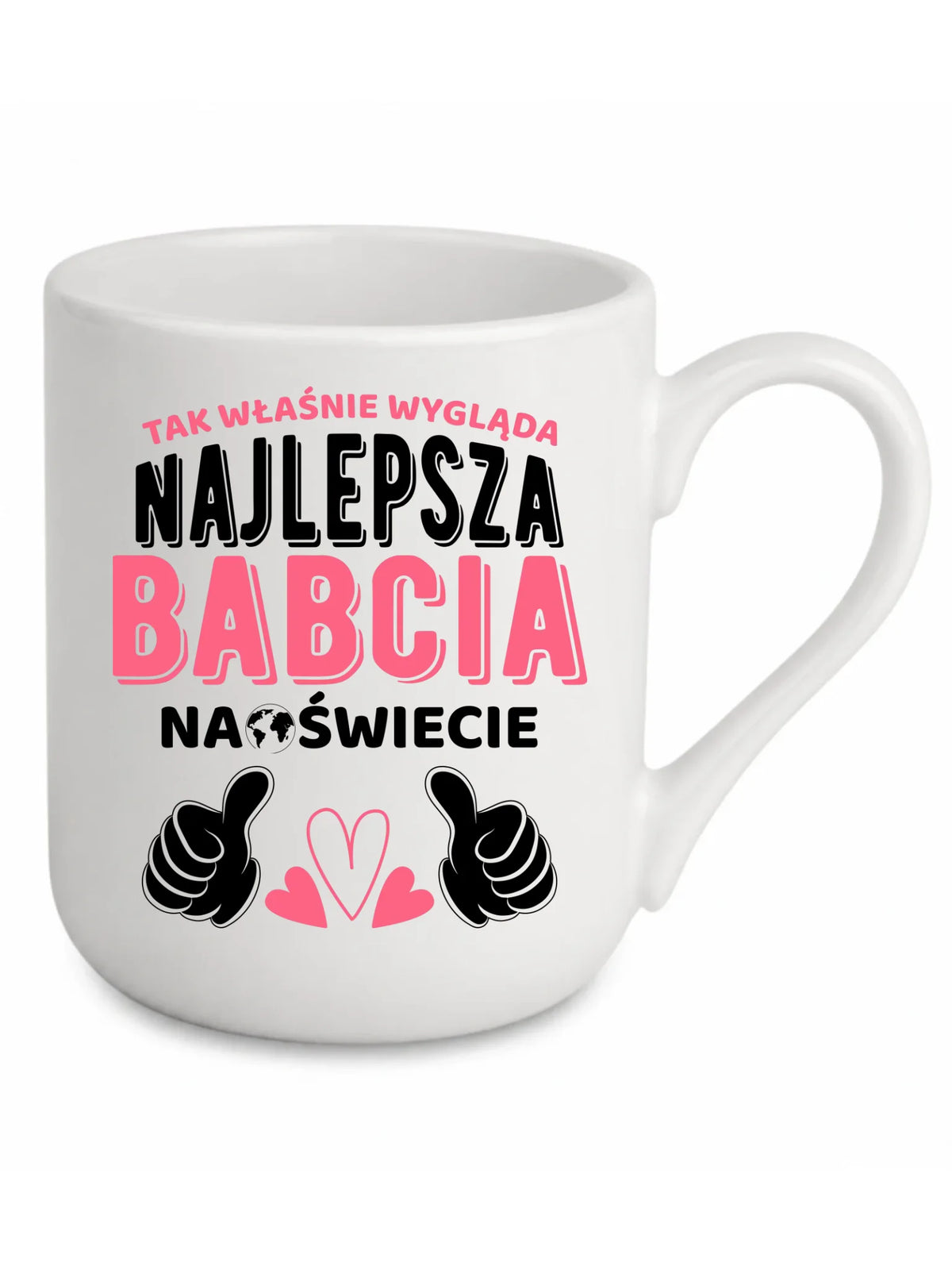 Kubek elegant dla babci - Tak wygląda najlepsza babcia na świecie B24