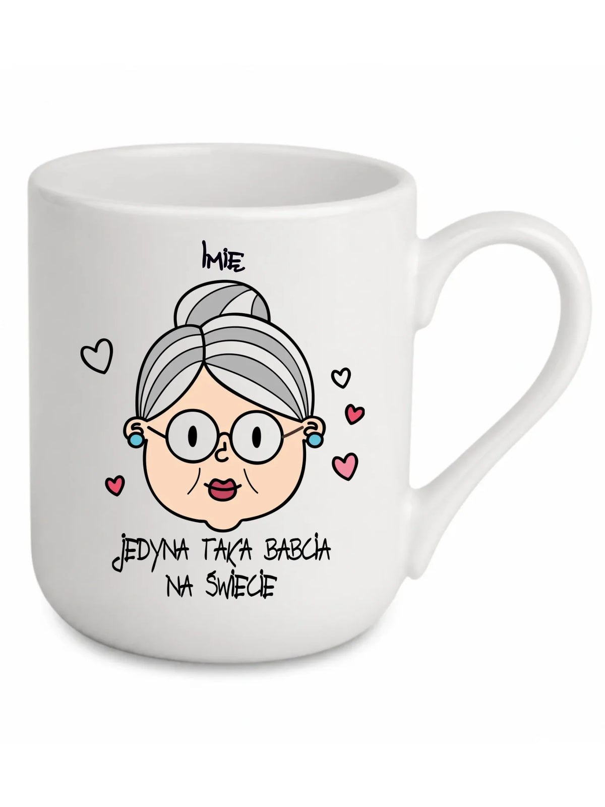 Kubek elegant dla babci - Jedyna taka babcia na świecie - personalizowany B15
