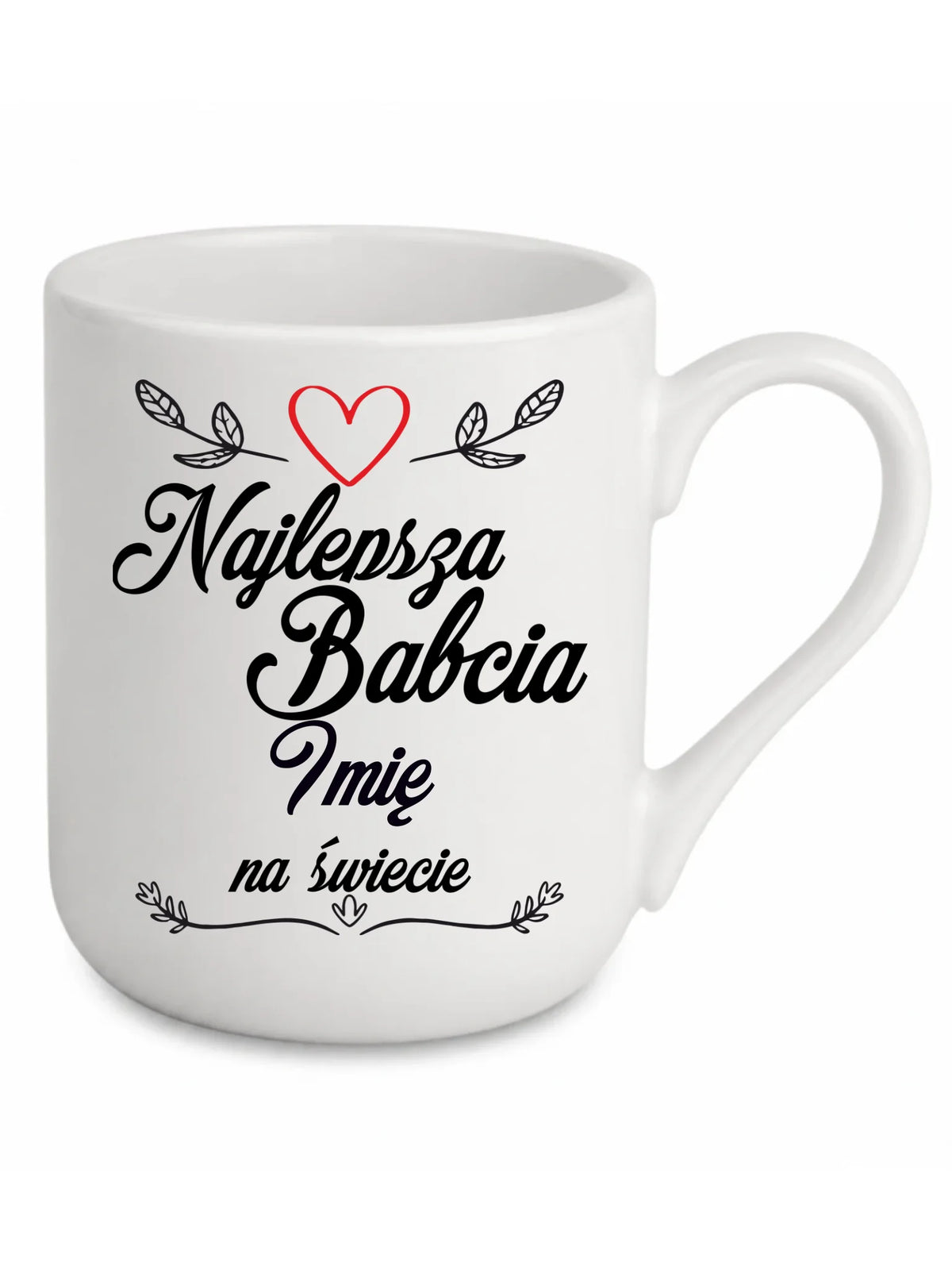 Kubek elegant dla babci - Najlepsza Babcia na Świecie - personalizowany B12