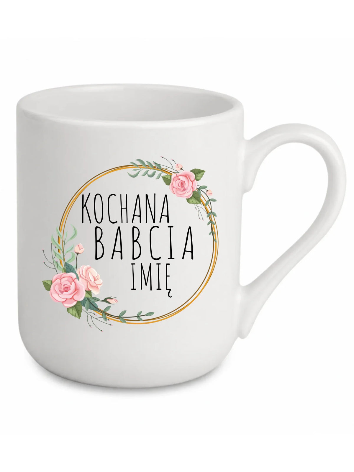 Kubek elegant dla babci - Kochana Babcia - personalizowany B10