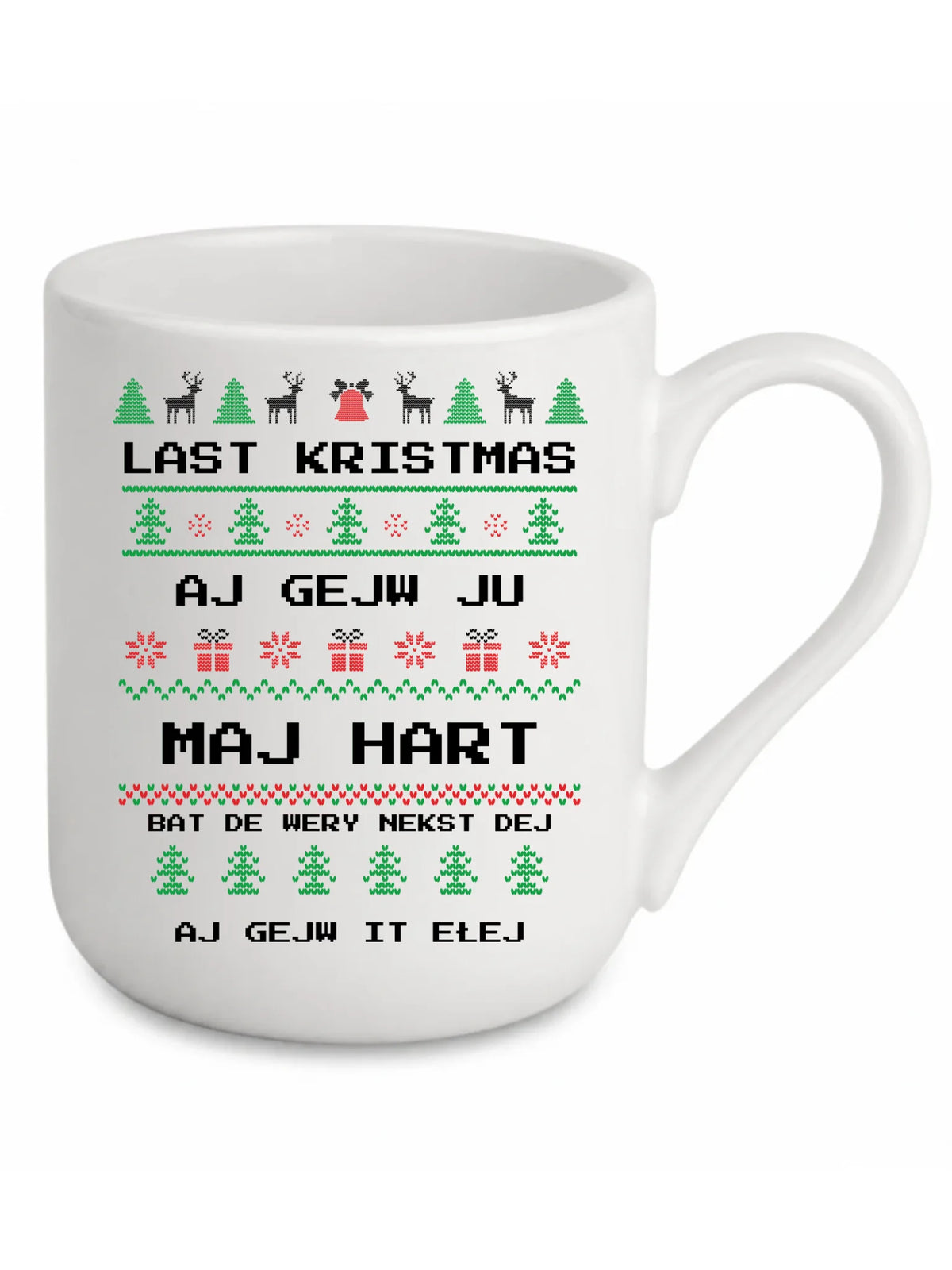 Kubek elegant świąteczny - Last kristmas aj gejw ju maj hart BN13