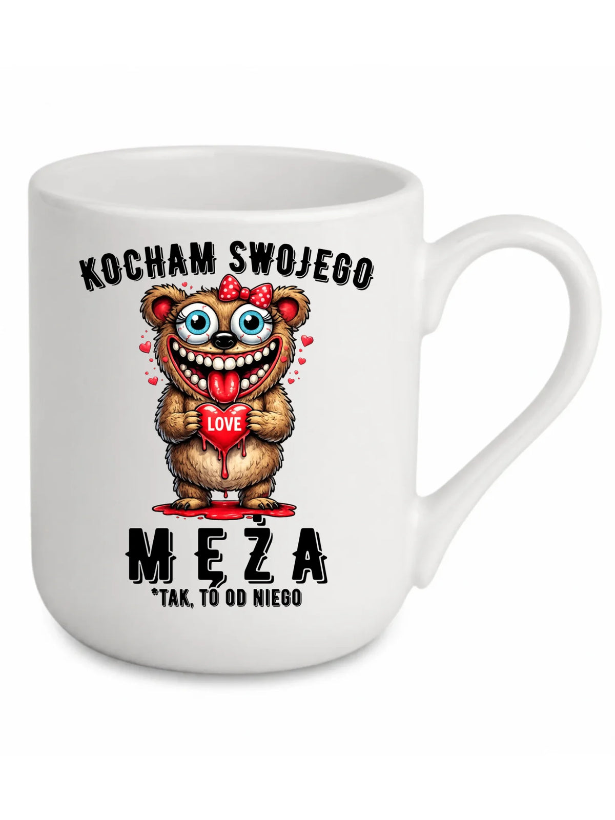 Kubek elegant dla żony - Kocham swojego męża W22