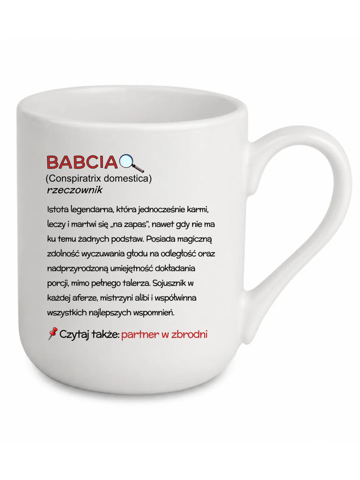Kubek elegant dla babci - Babcia śmieszna definicja B35