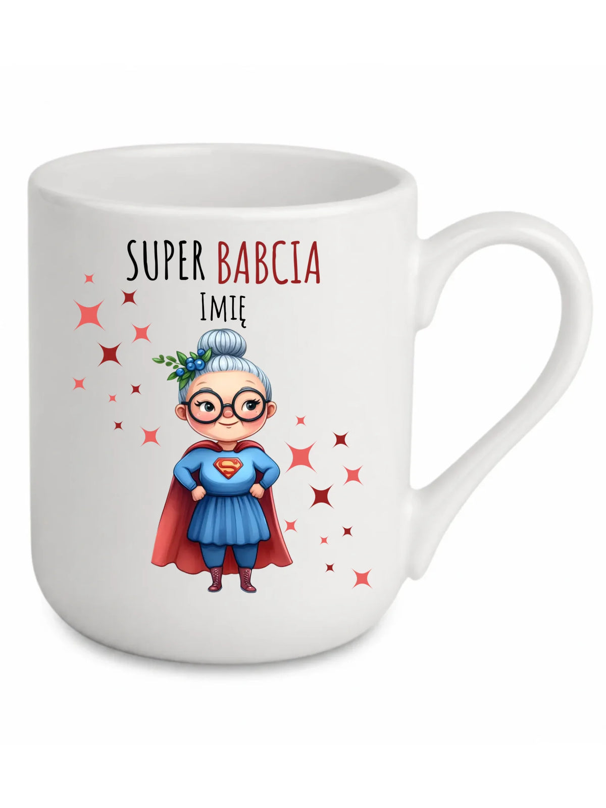Kubek elegant dla babci - Super Babcia - personalizowany B02