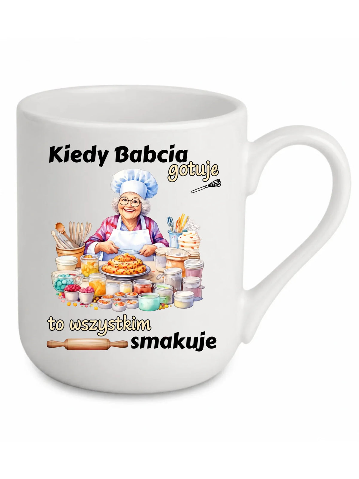 Kubek elegant dla babci - Kiedy babcia gotuje to wszystkim smakuje B34