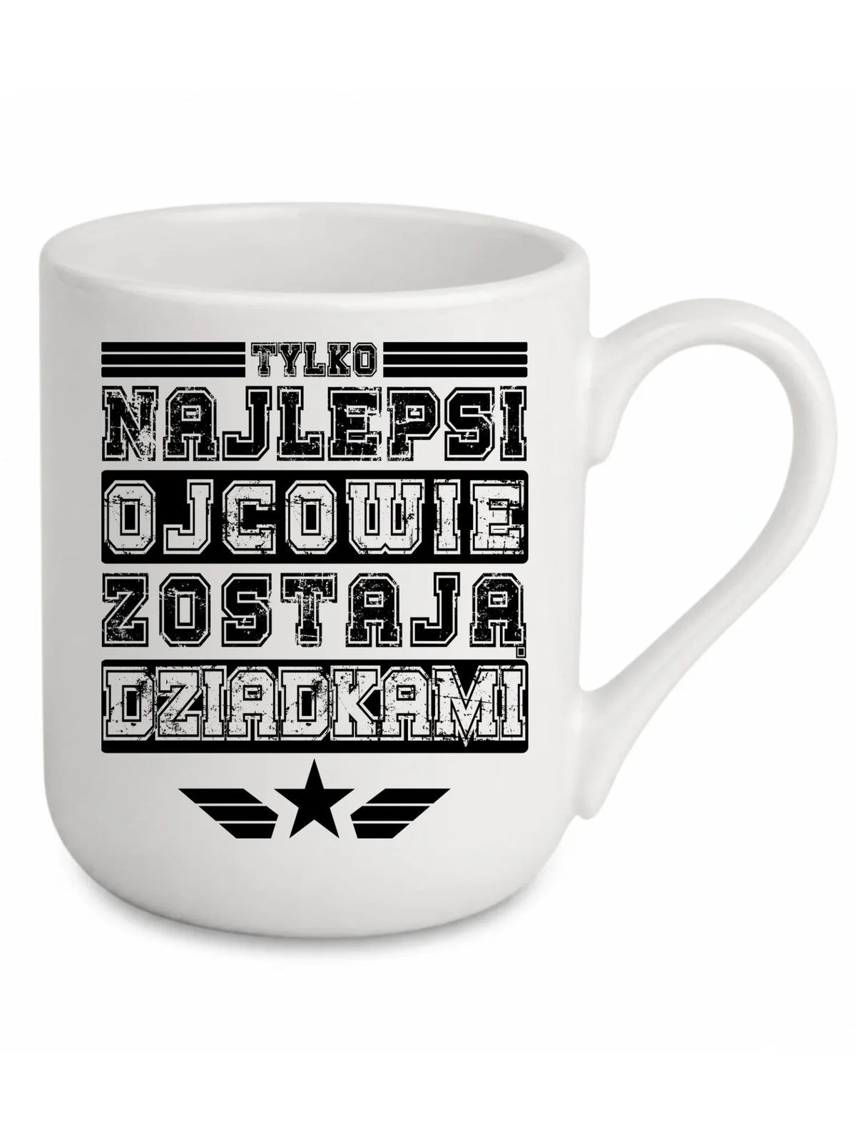 Kubek elegant dla dziadka - Tylko najlepsi ojcowie zostają dziadkami D25