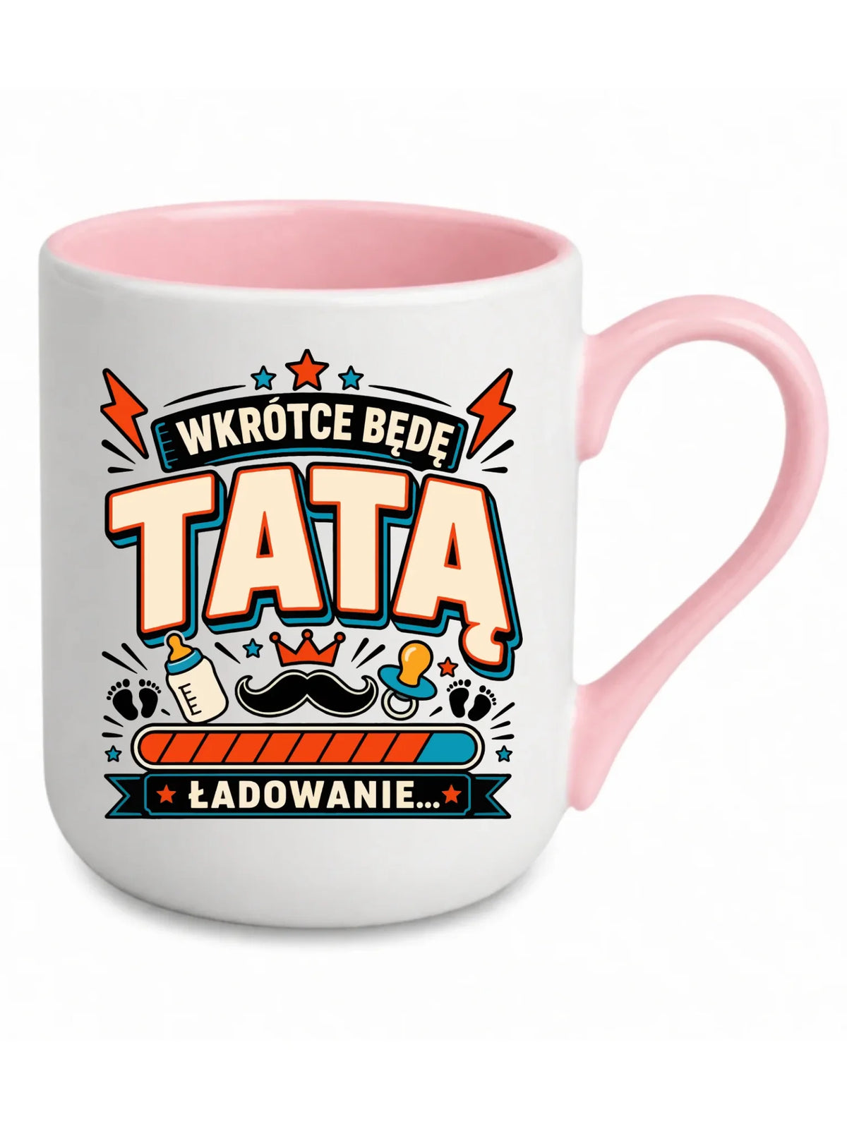 Kubek elegant dla przyszłego taty - Wkrótce będę tatą DT23