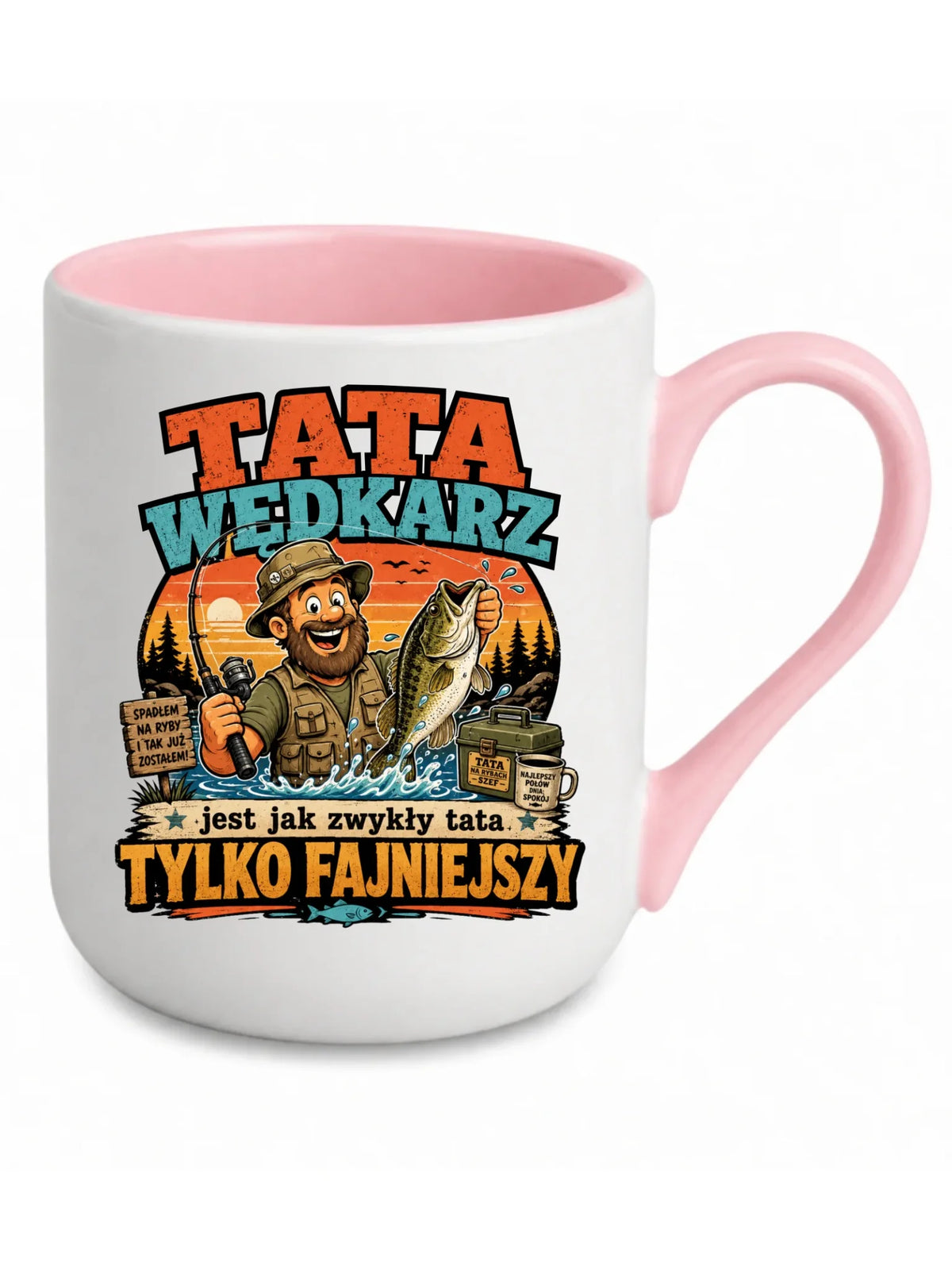 Kubek elegant dla taty wędkarza - Tata wędkarz DT06