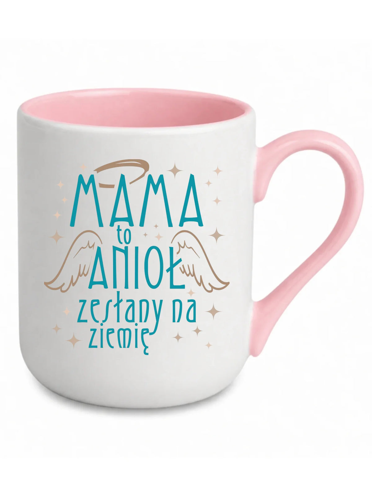 Kubek elegant dla mamy - Mama to anioł zesłany na ziemię DM30