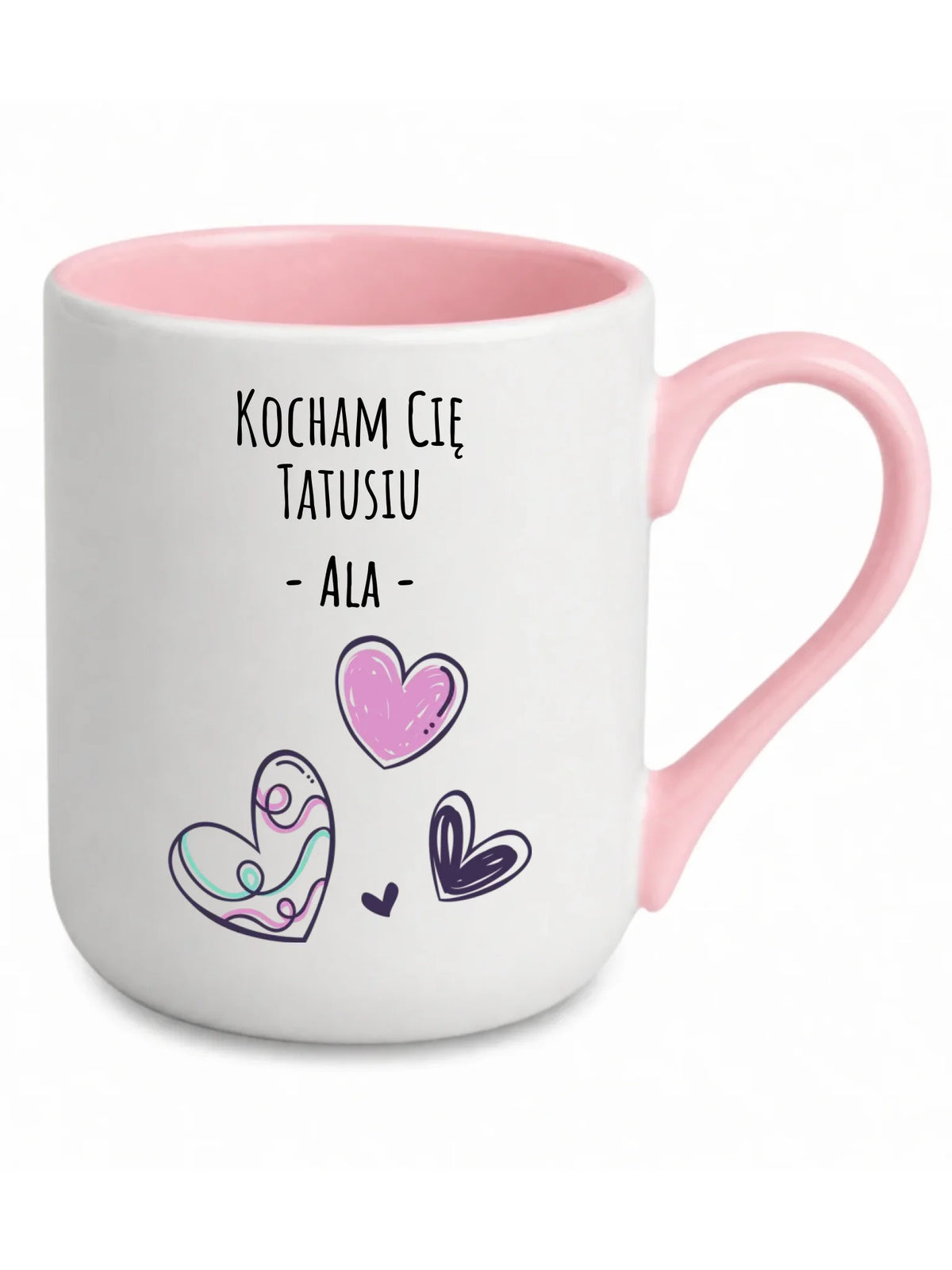 Kubek elegant dla taty - Kocham Cię Tatusiu - personalizowany DT13