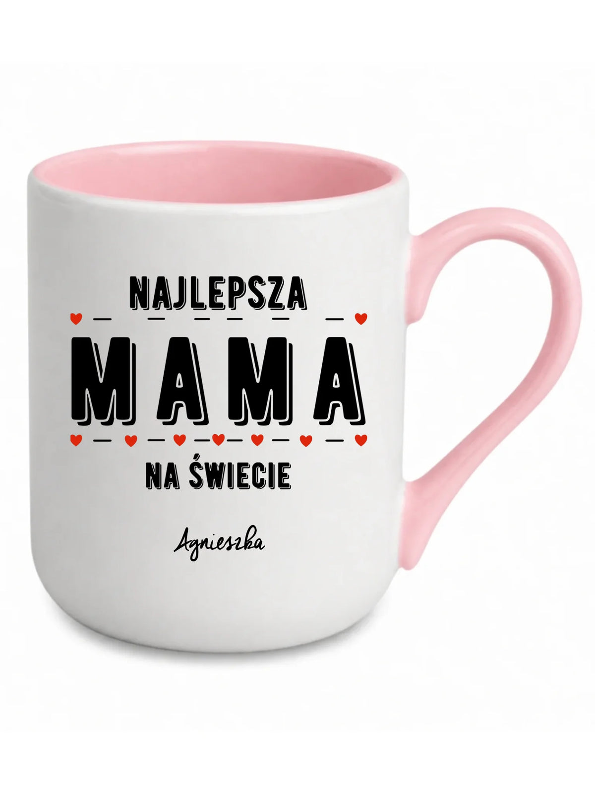 Kubek elegant z imieniem dla mamy - Najlepsza mama - personalizowany DM22
