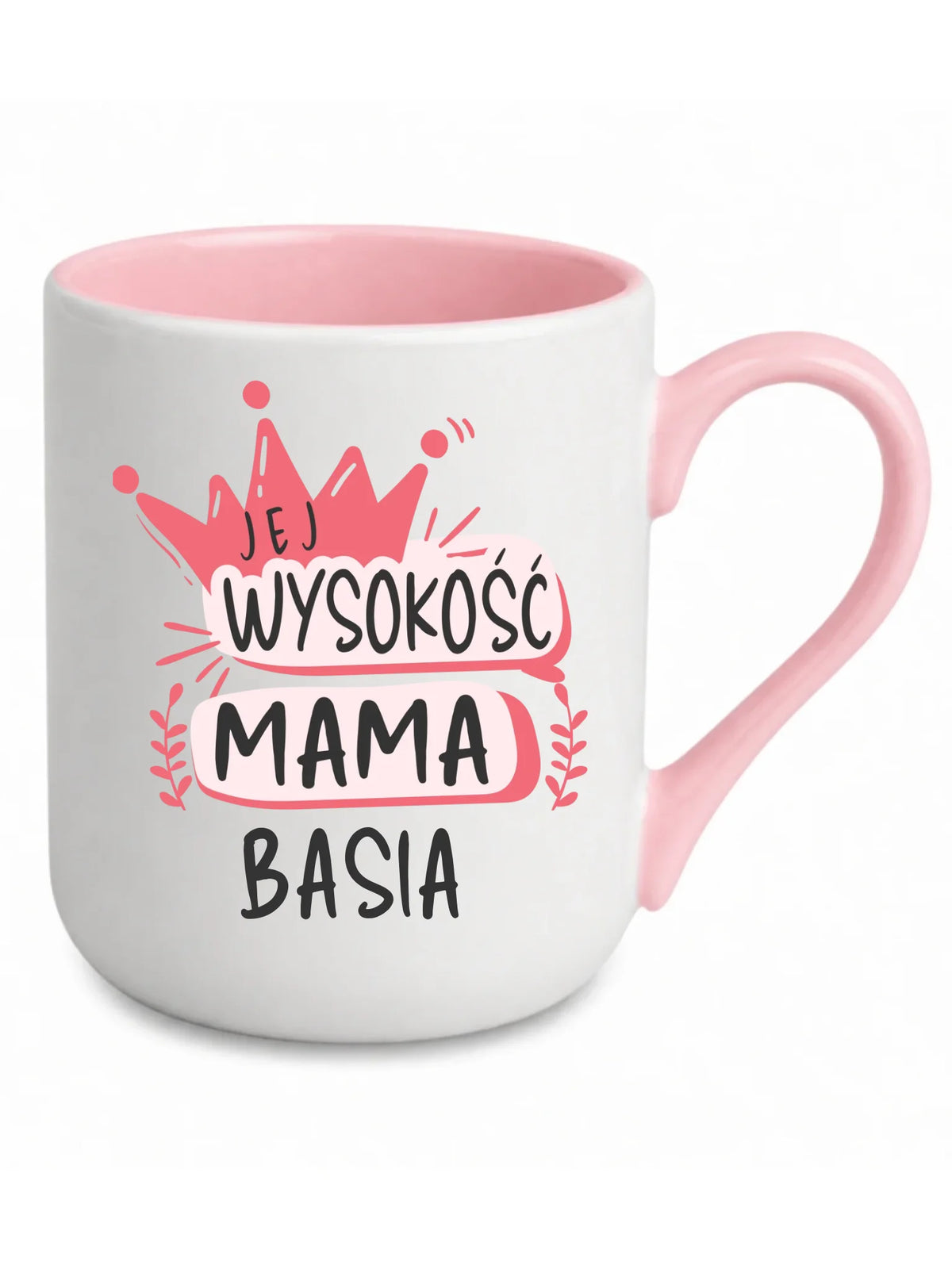 Kubek elegant dla mamy - Jej Wysokość Mama - personalizowany DM16