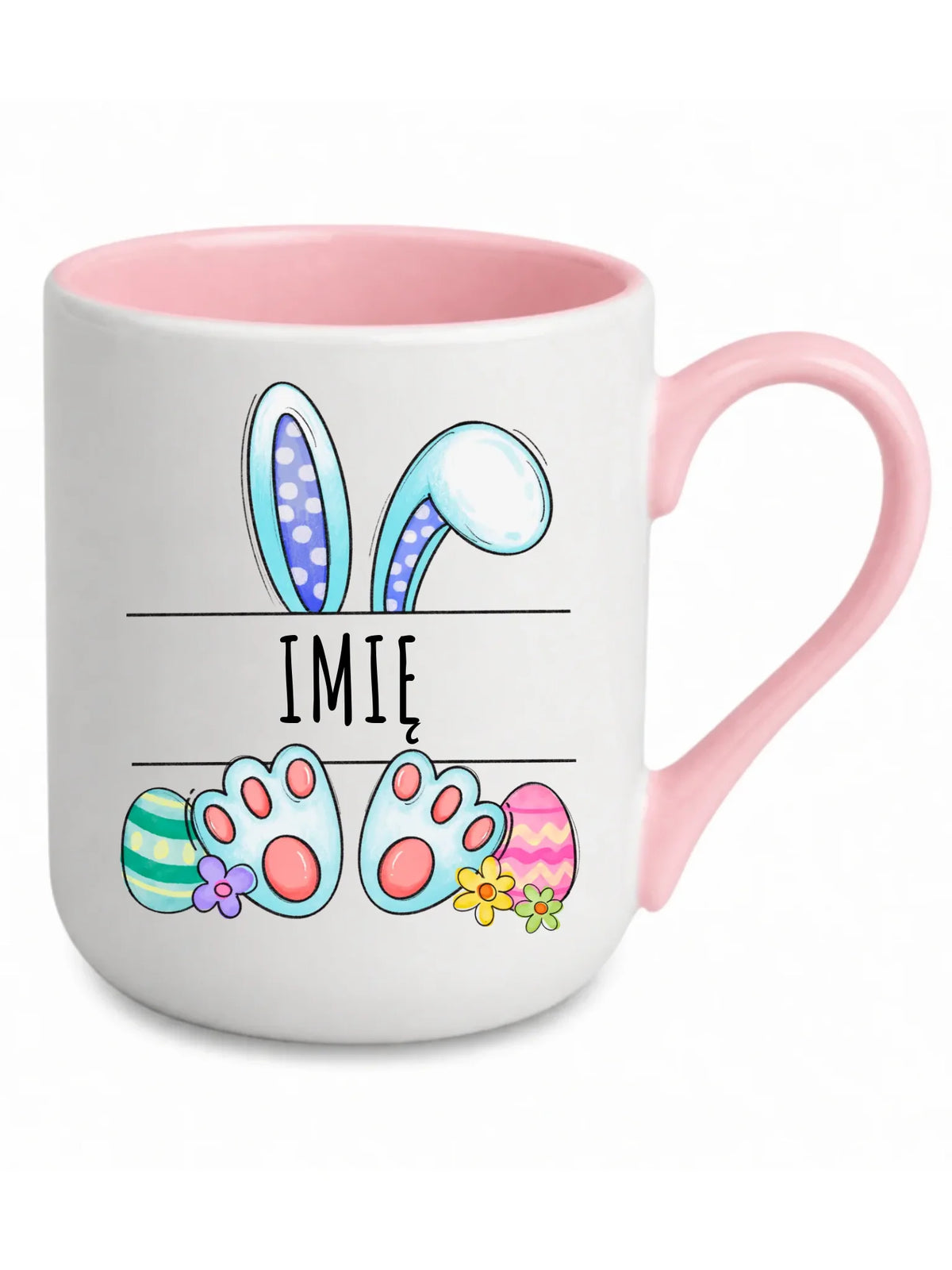 Kubek elegant dla dziecka na Wielkanoc - Zajączek - personalizowany WN14