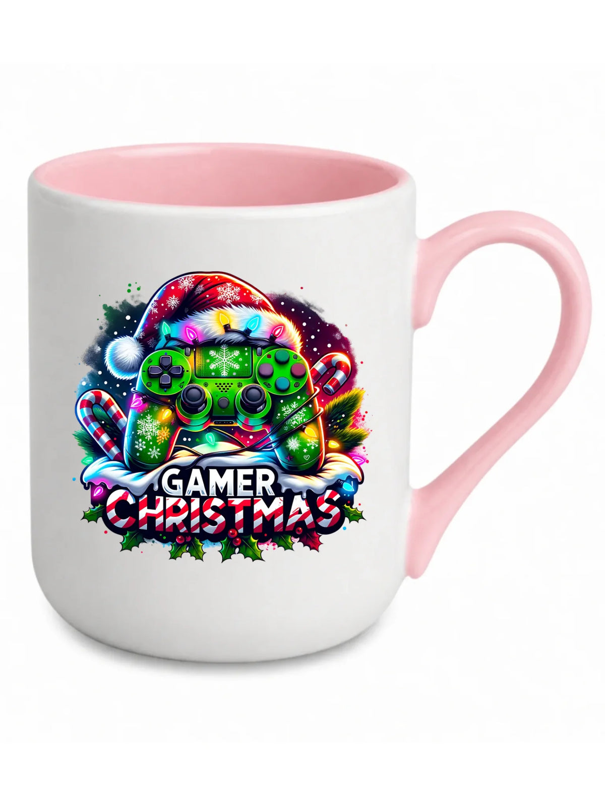 Kubek elegant świąteczny - prezent dla gracza - Christmas gamer BN22