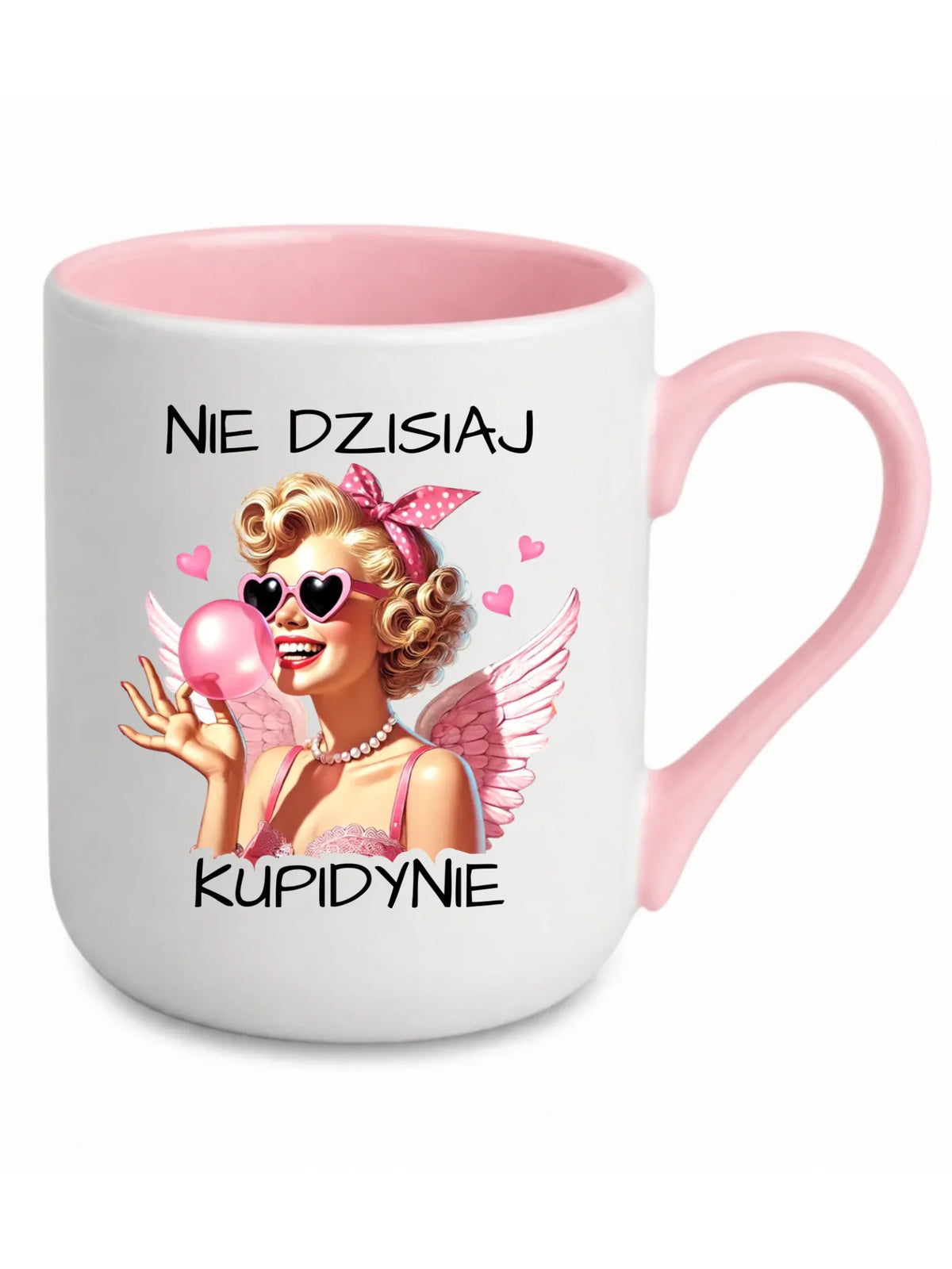 Kubek elegant na Walentynki dla singielki - Nie dzisiaj W18