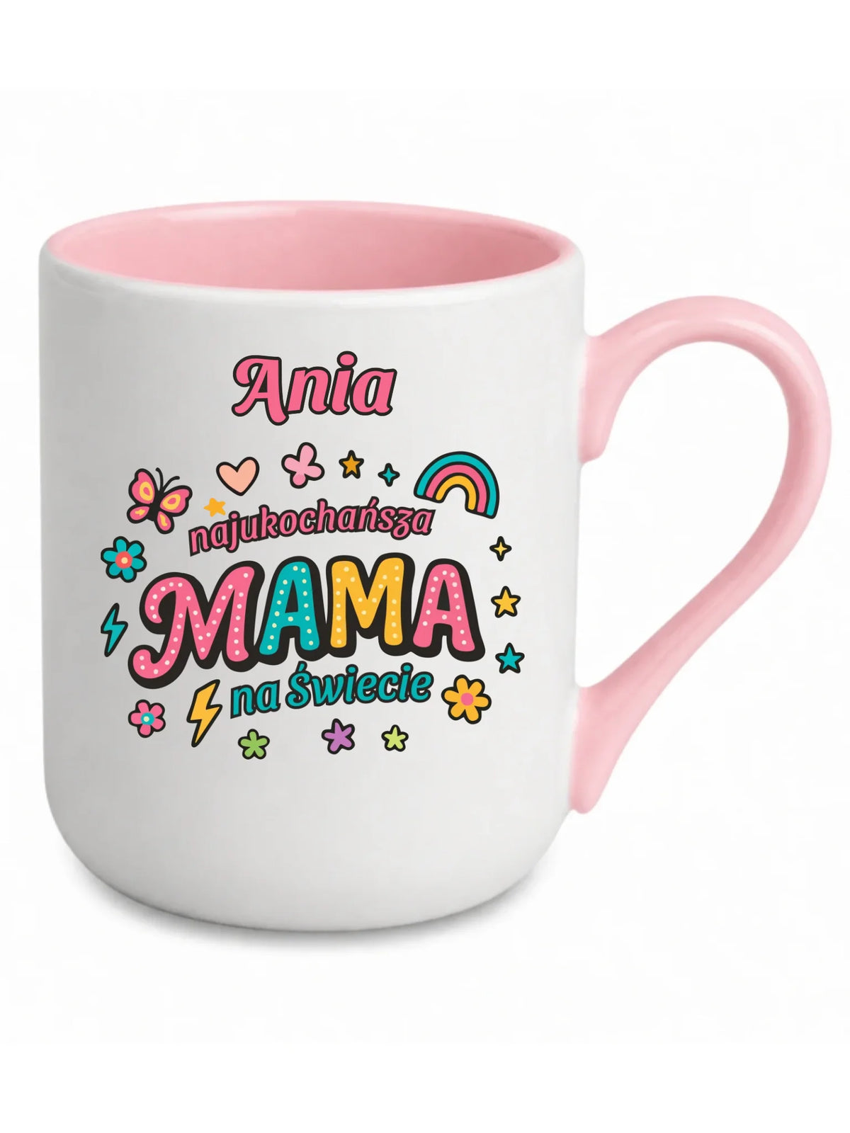 Kubek elegant dla mamy - Najukochańsza mama na Świecie - personalizowany DM03