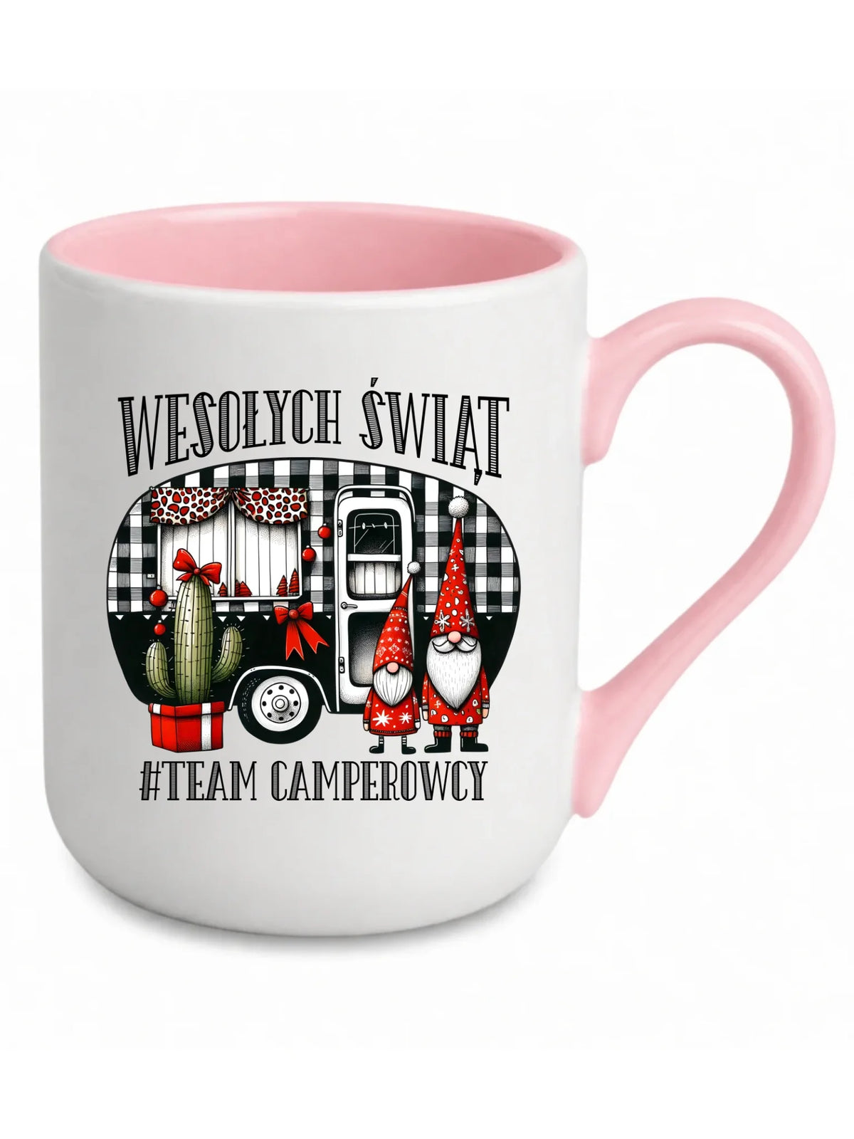 Kubek elegant świąteczny - Wesołych Świąt Team Camperowcy BN44