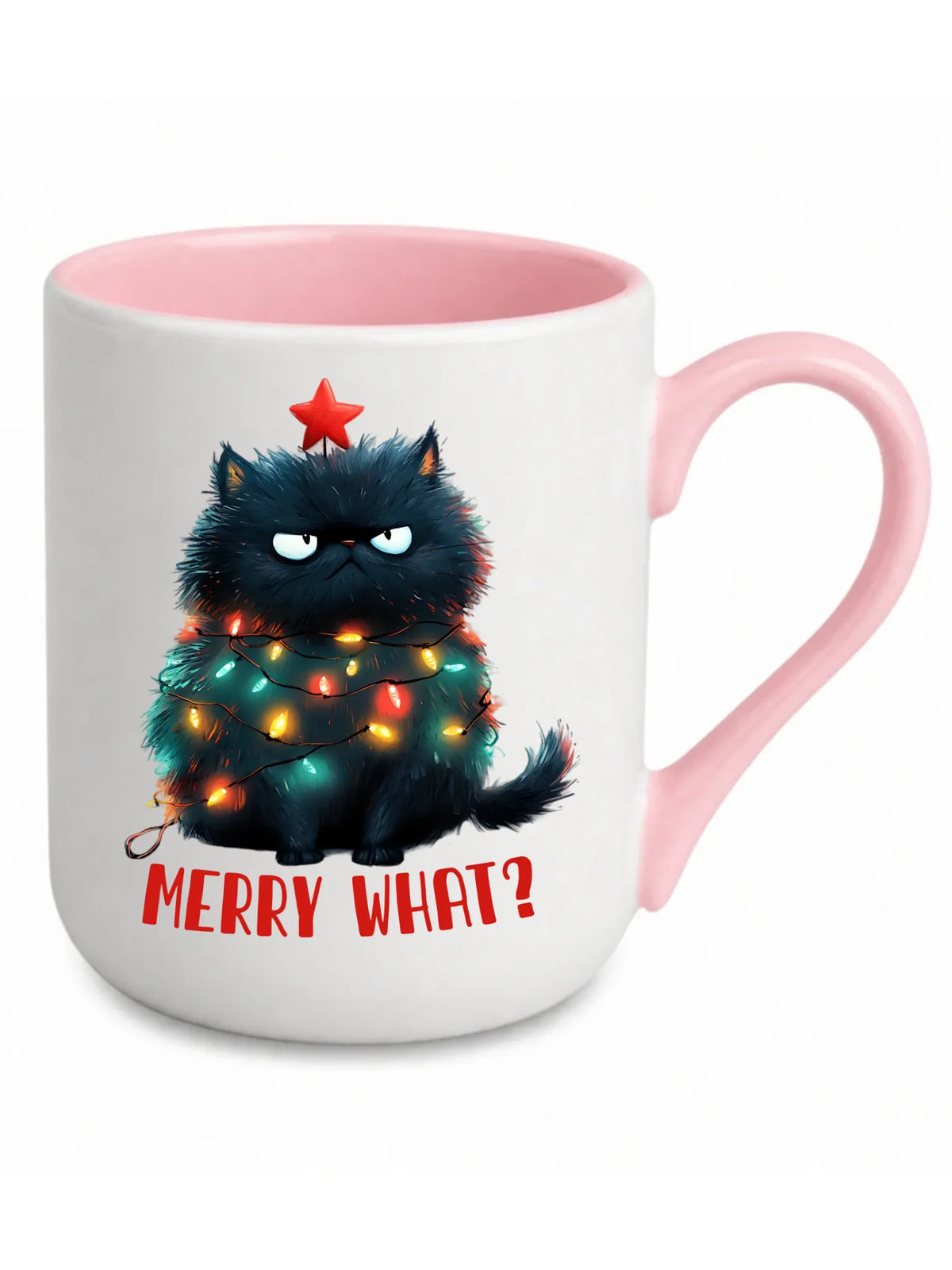 Kubek elegant świąteczny - Grumpy Cat Merry what? BN37