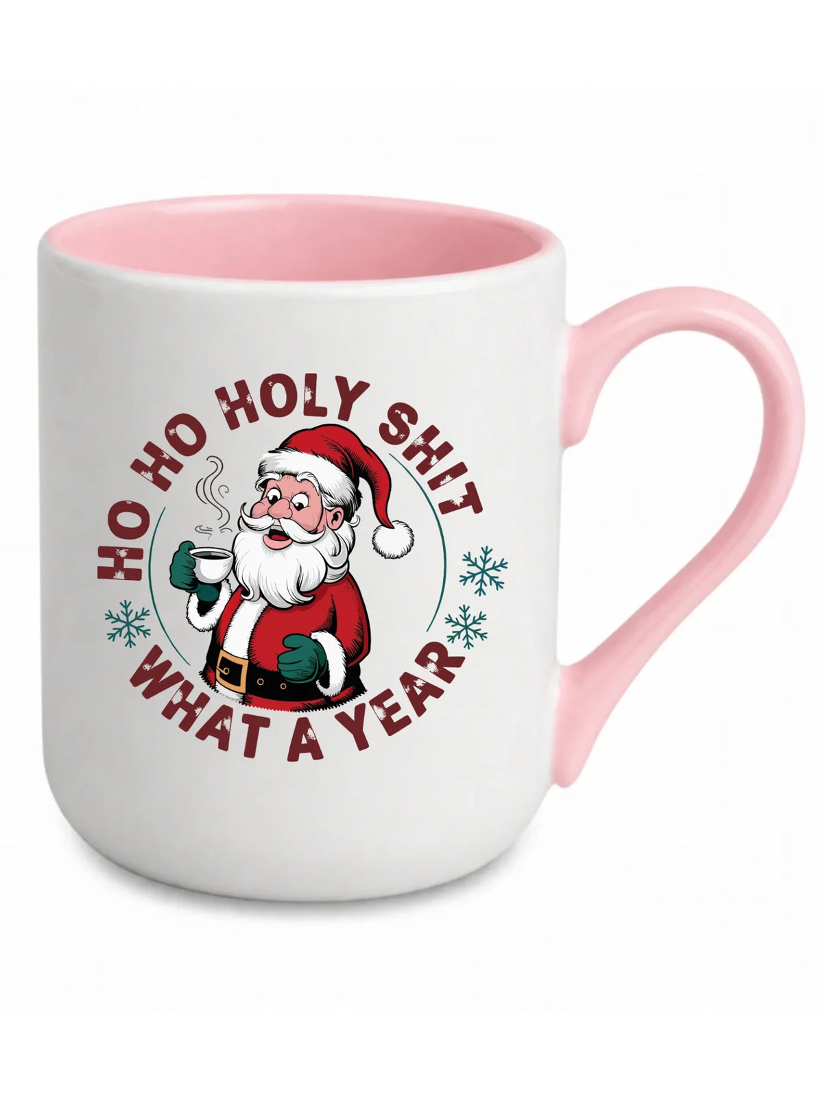 Kubek elegant świąteczny - Ho ho holy shit what a year BN74