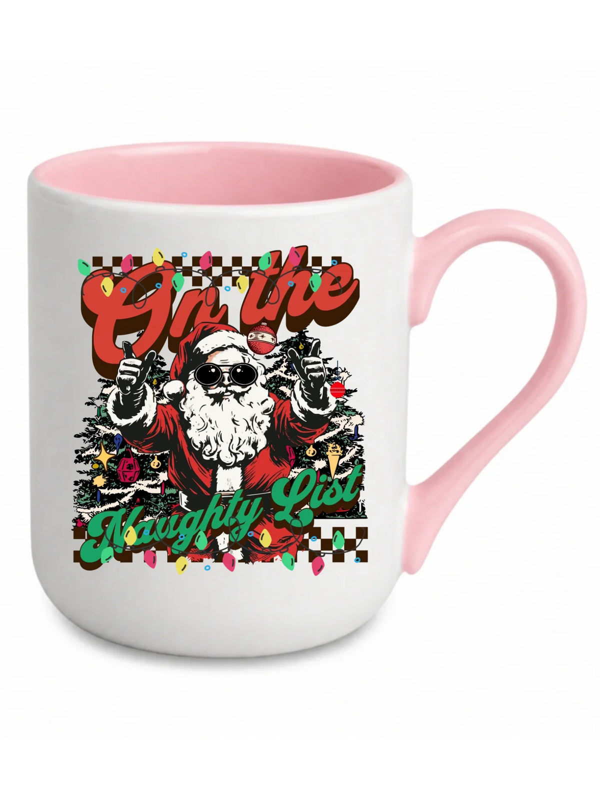Kubek elegant świąteczny - On the Naughty List BN50