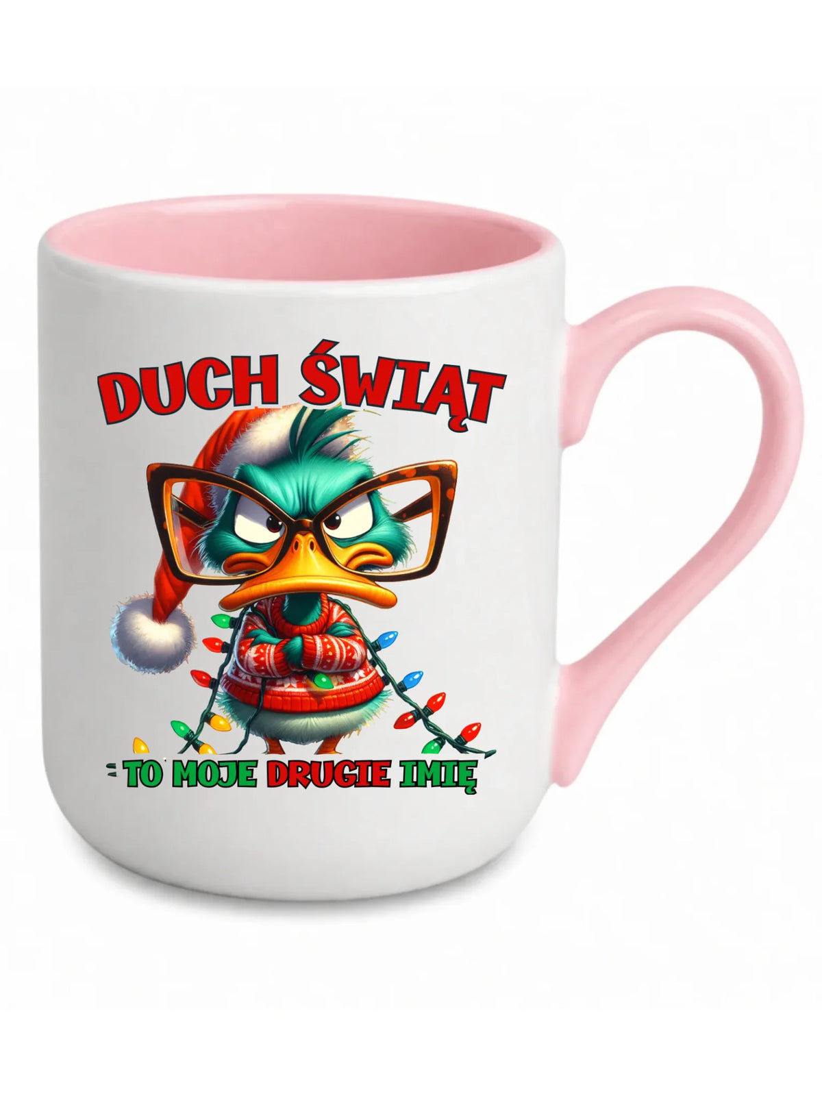 Kubek elegant świąteczny - Duch Świąt to moje drugie imię BN76