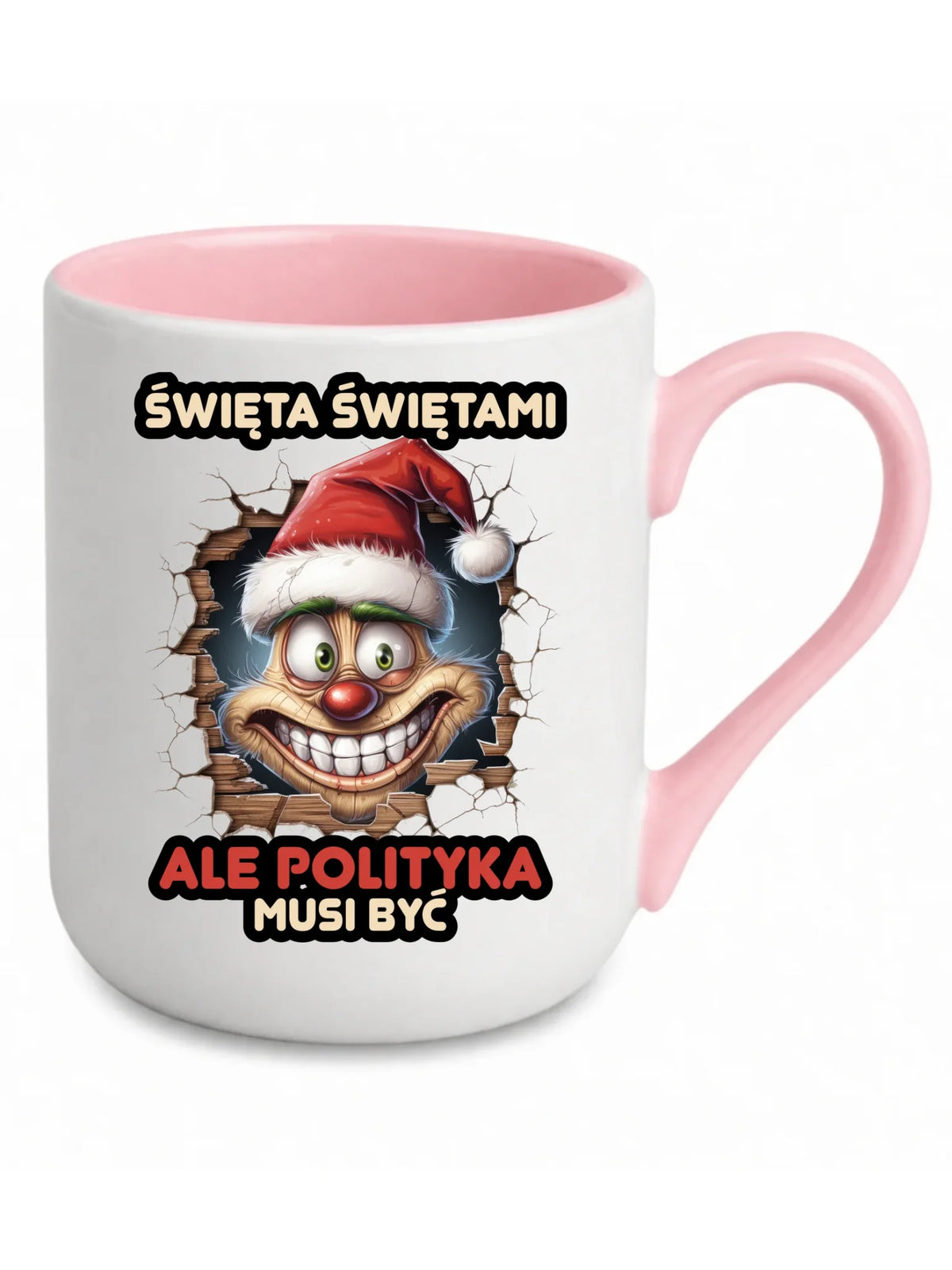 Kubek elegant świąteczny - Święta świętami ale polityka musi być BN102