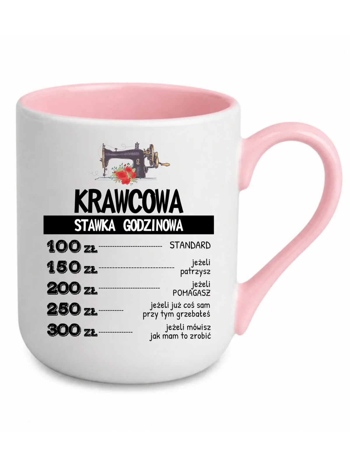 Kubek elegant szyciowy dla krawcowej - Stawka godzinowa HS26