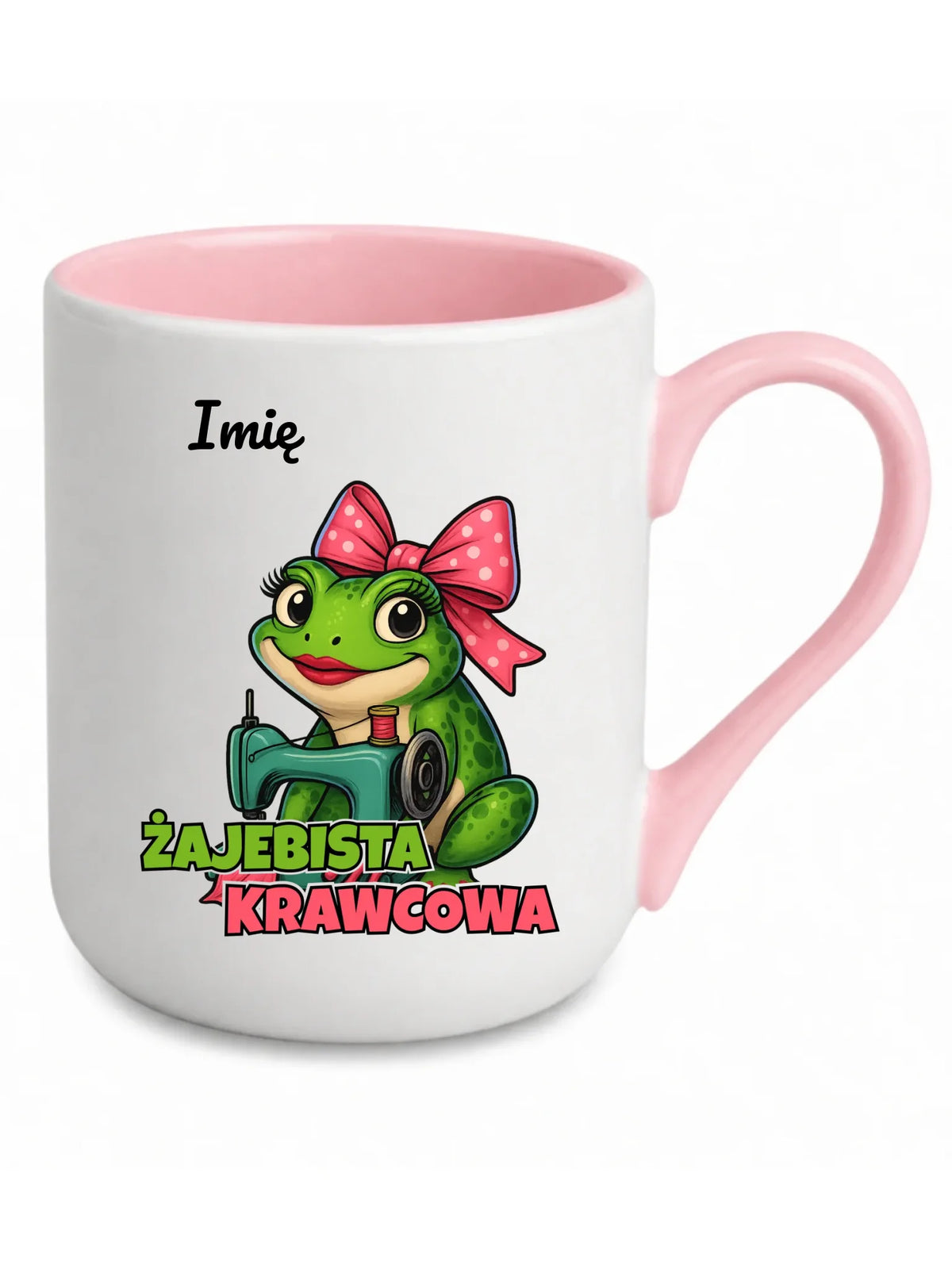 Kubek elegant szyciowy dla krawcowej - Żajebista Krawcowa - personalizowany HS32