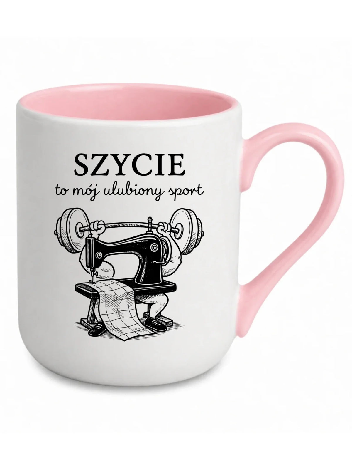 Kubek elegant szyciowy dla krawcowej - Szycie to mój ulubiony sport HS23