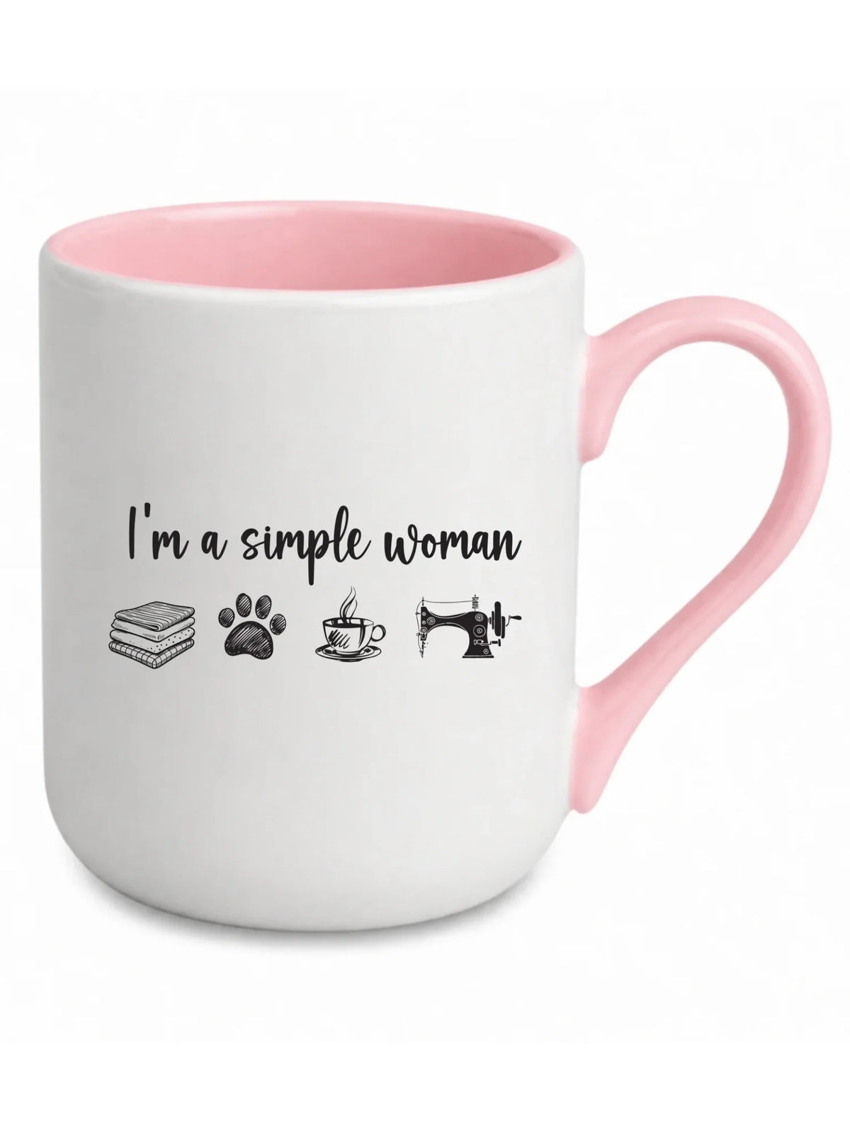 Kubek elegant szyciowy dla krawcowej - I'm a simple woman HS20