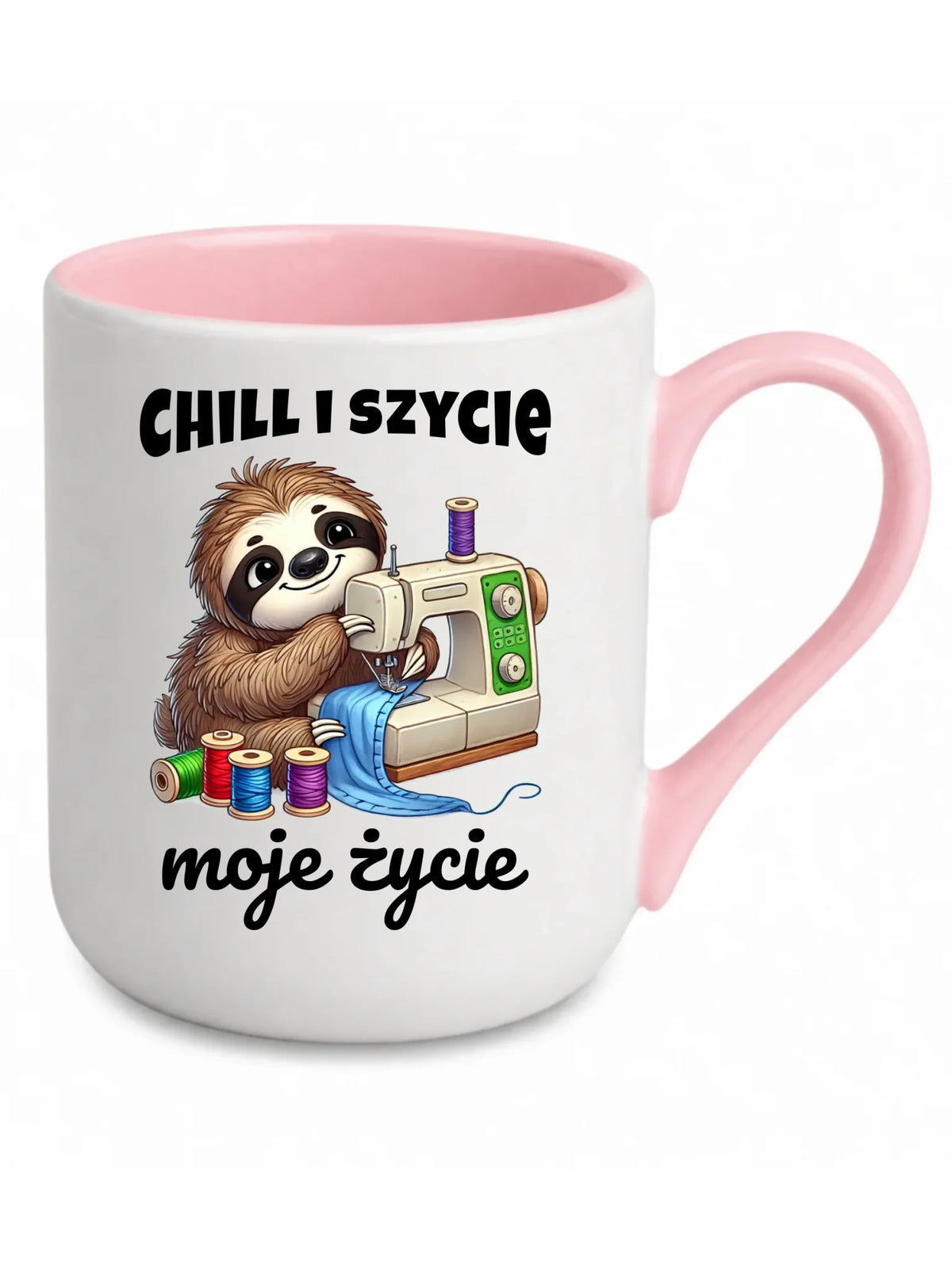 Kubek elegant szyciowy dla krawcowej - Chill i szycie moje życie HS17