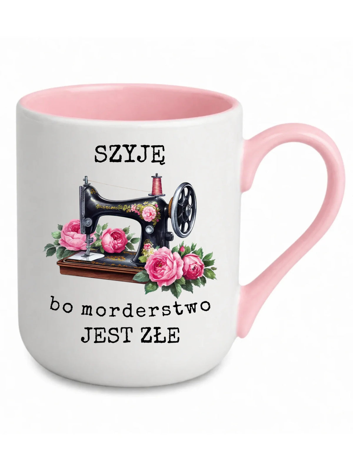 Kubek elegant szyciowy dla krawcowej - Szyję, bo morderstwo jest złe HS14