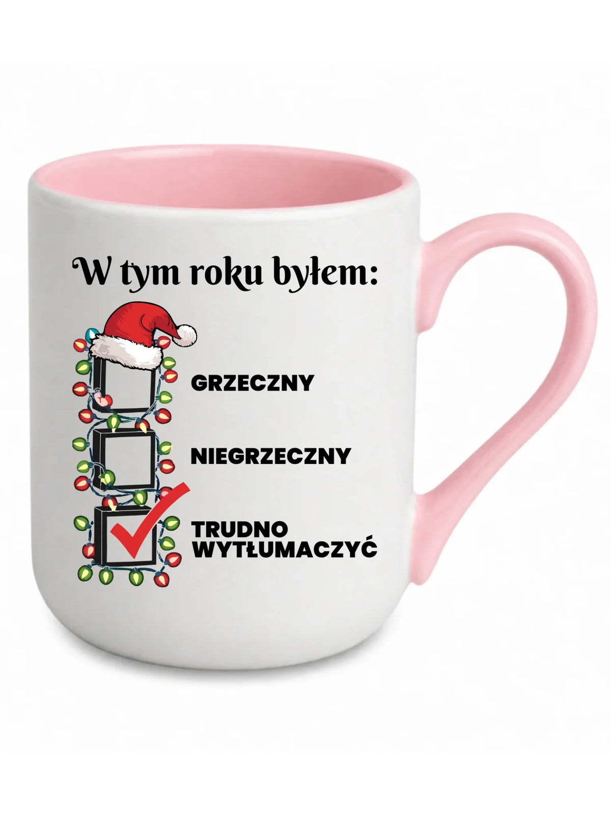 Kubek elegant świąteczny dla niego - Trudno wytłumaczyć BN134