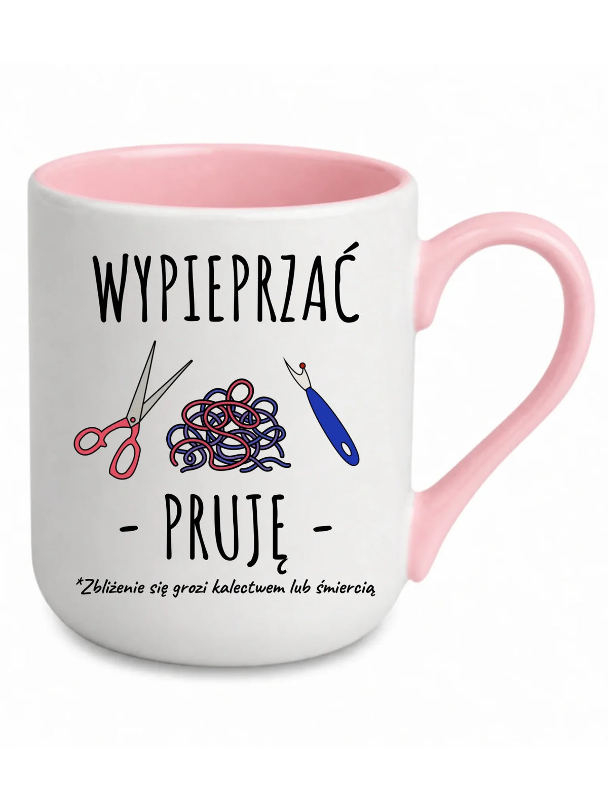 Kubek elegant szyciowy dla krawcowej - Wypieprzać, pruję HS08