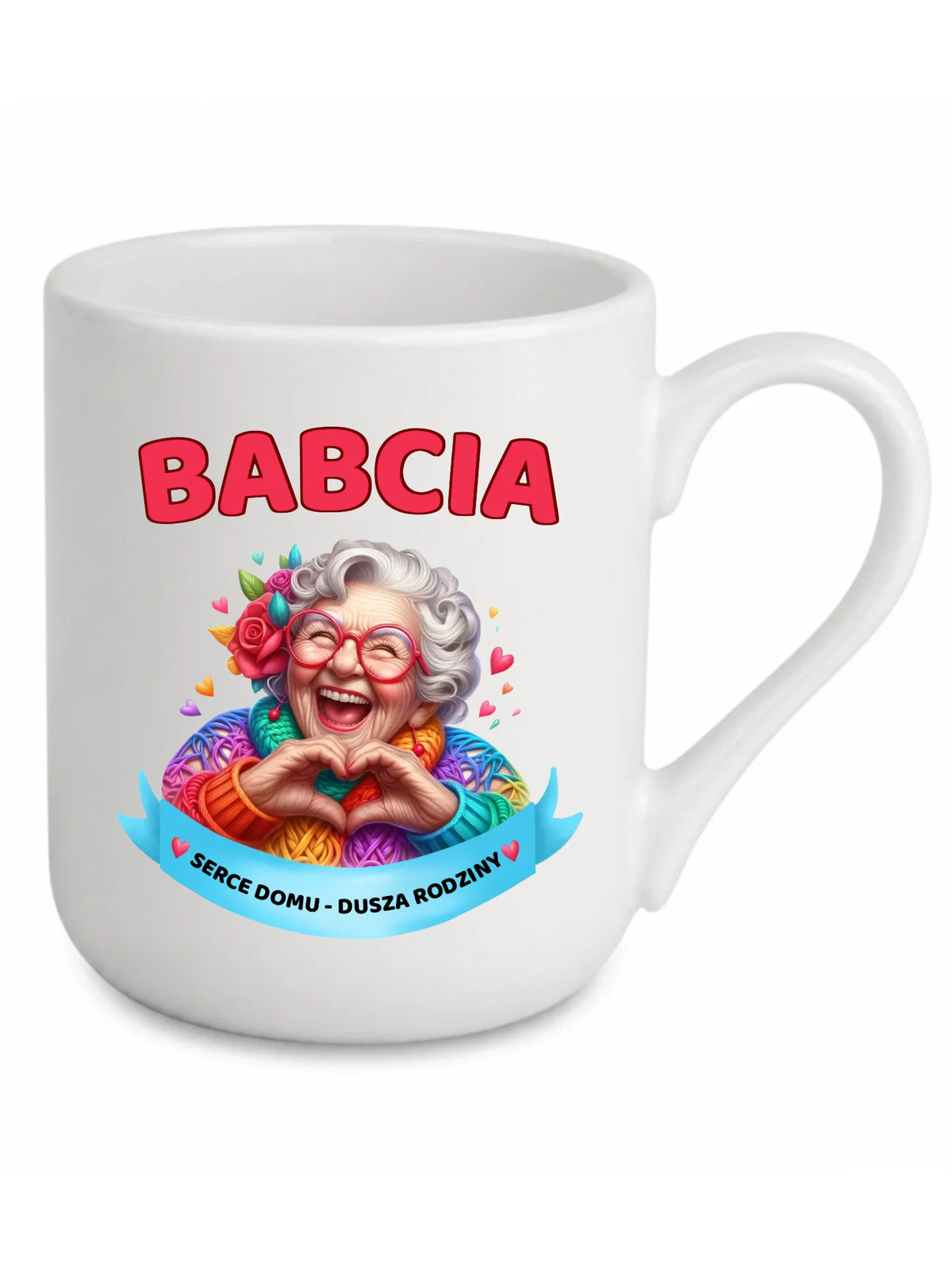Kubek elegant dla babci - Babcia serce domu dusza rodziny B25