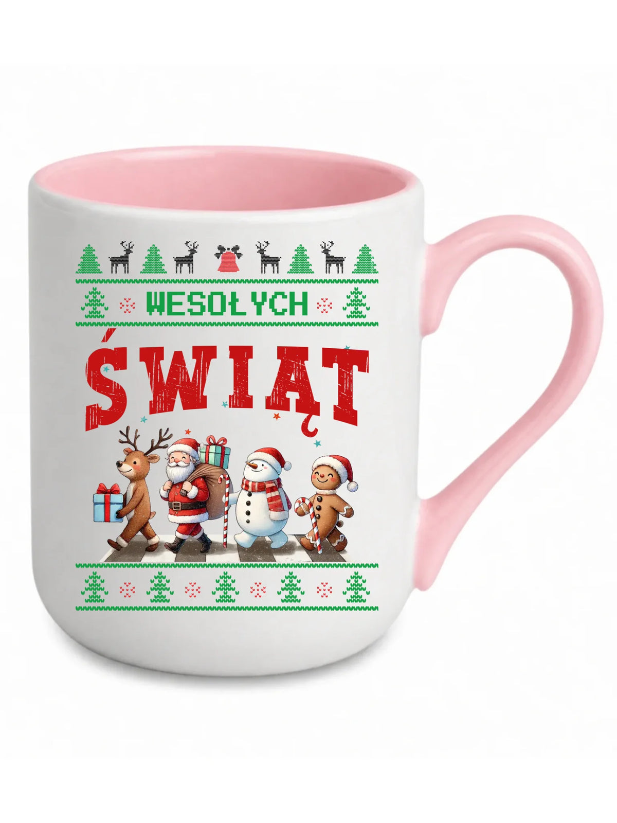 Kubek elegant świąteczny - Wesołych Świąt BN06