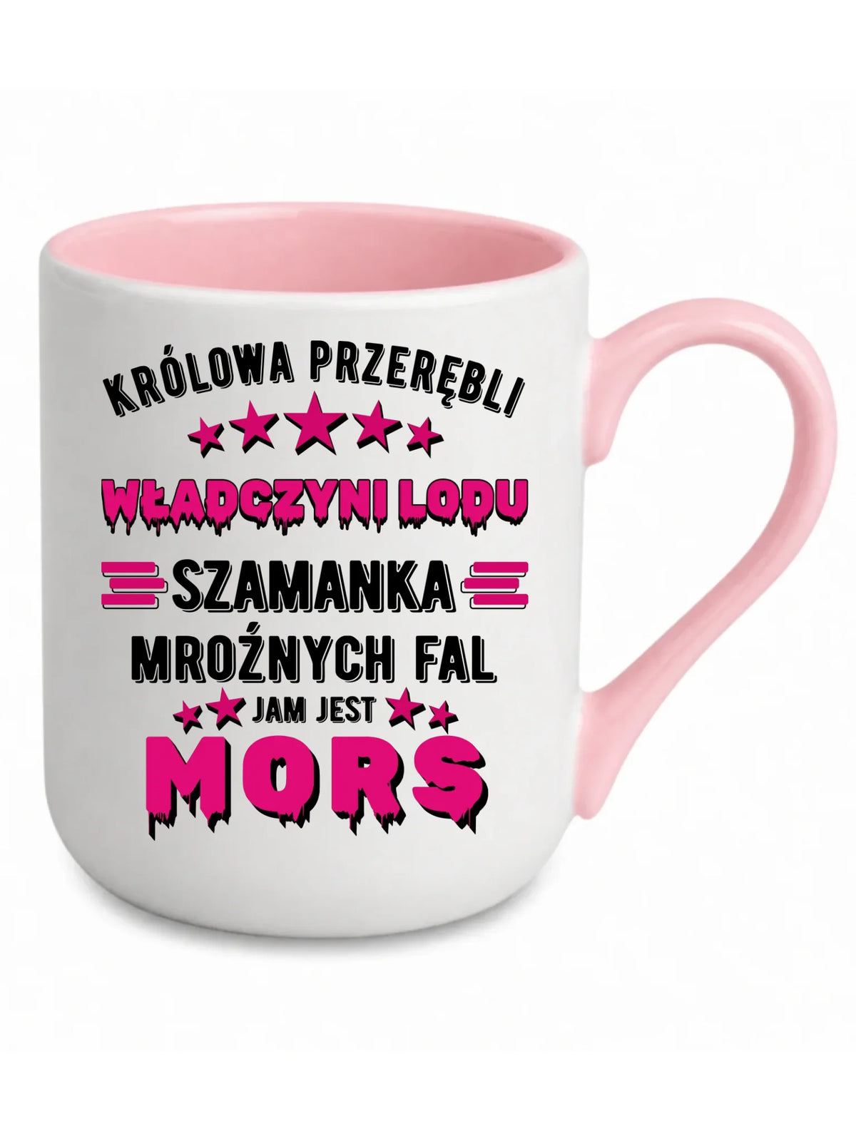 Kubek elegant - prezent dla morsa - Królowa przerębli Jam jest mors HM17