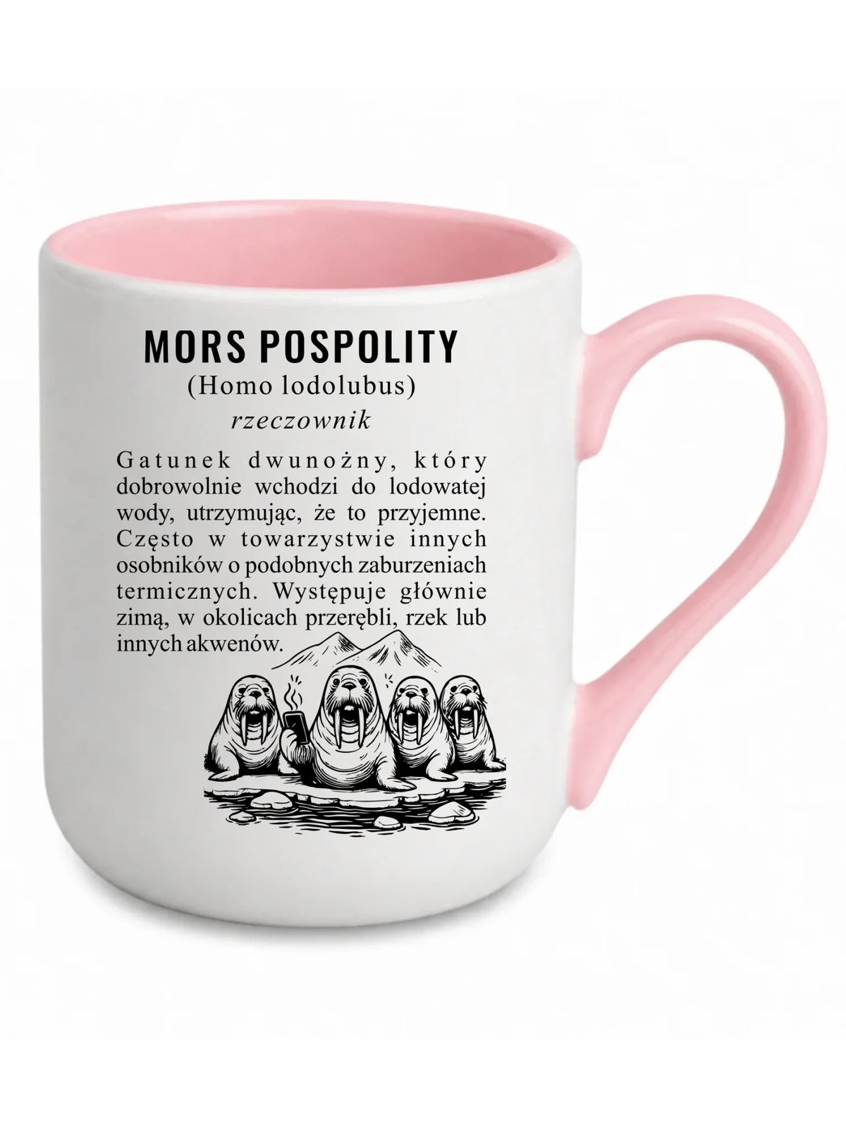 Kubek elegant - prezent dla morsa - Mors pospolity [Homo lodolubus] HM12