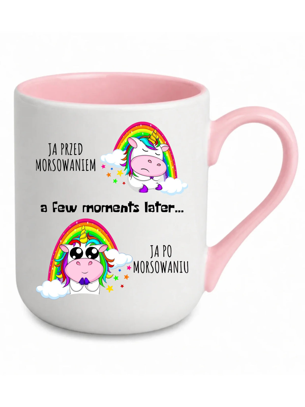 Kubek elegant - prezent dla morsa - Jednorożec - Ja po morsowaniu HM11