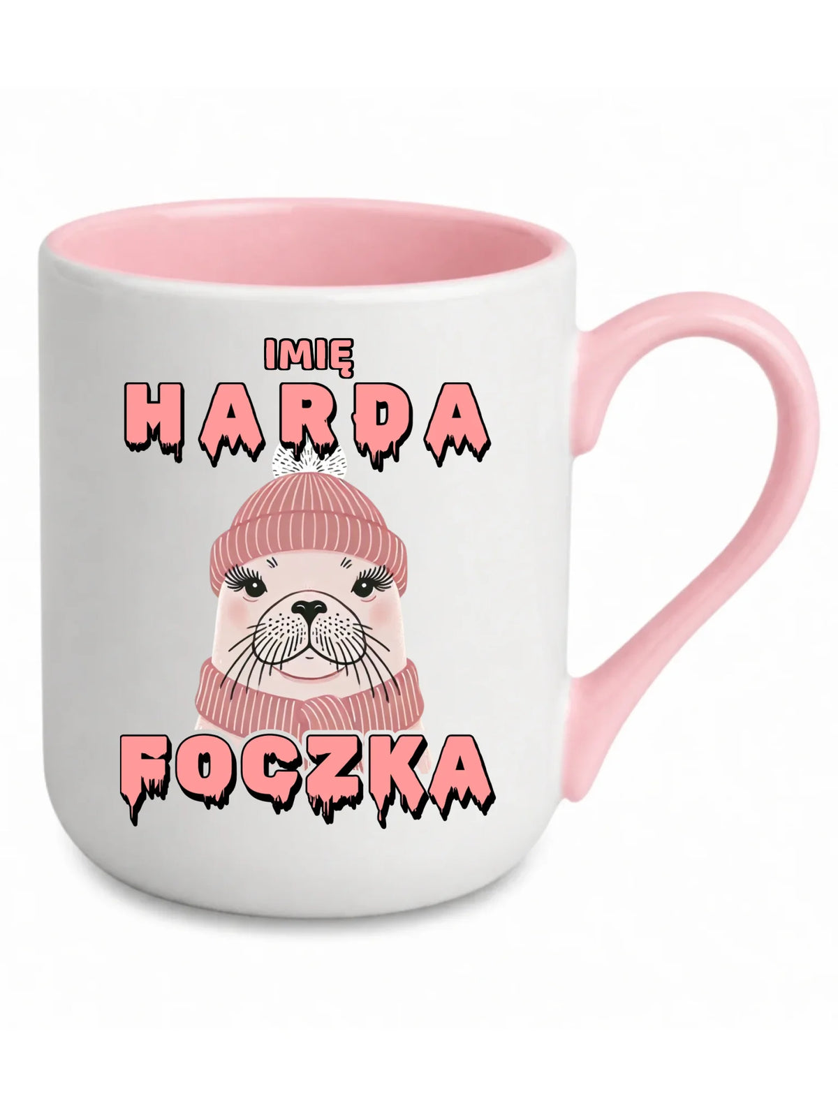 Kubek elegant - prezent dla morsa - Harda foczka - personalizowany HM05